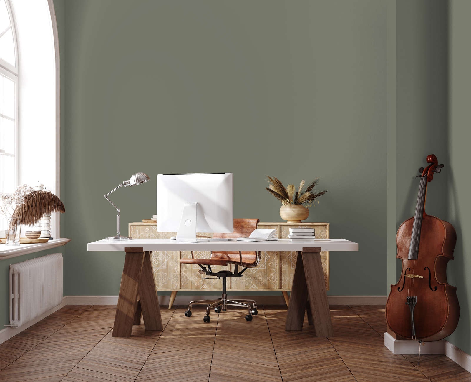 A.S. Création Wandfarbe »Premium Innenwandfarbe PURO Tuchmatt calm taupe« ideal für Wohnzimmer, Schlafzimmer, Flur und Küche, Farbwelt Taupe
