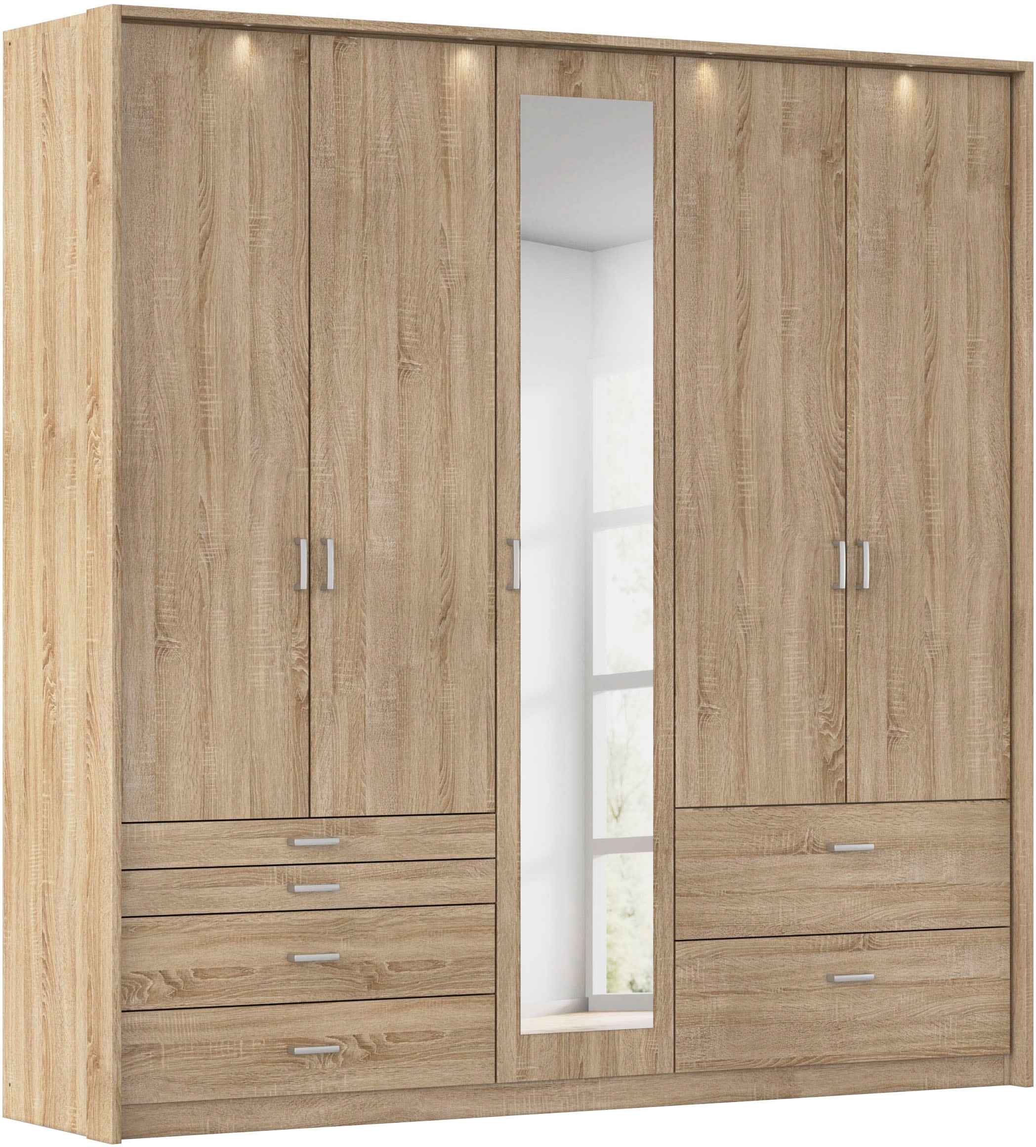 rauch Drehtürenschrank "Kleiderschrank Schrank Garderobe Wäscheschrank WILD günstig online kaufen