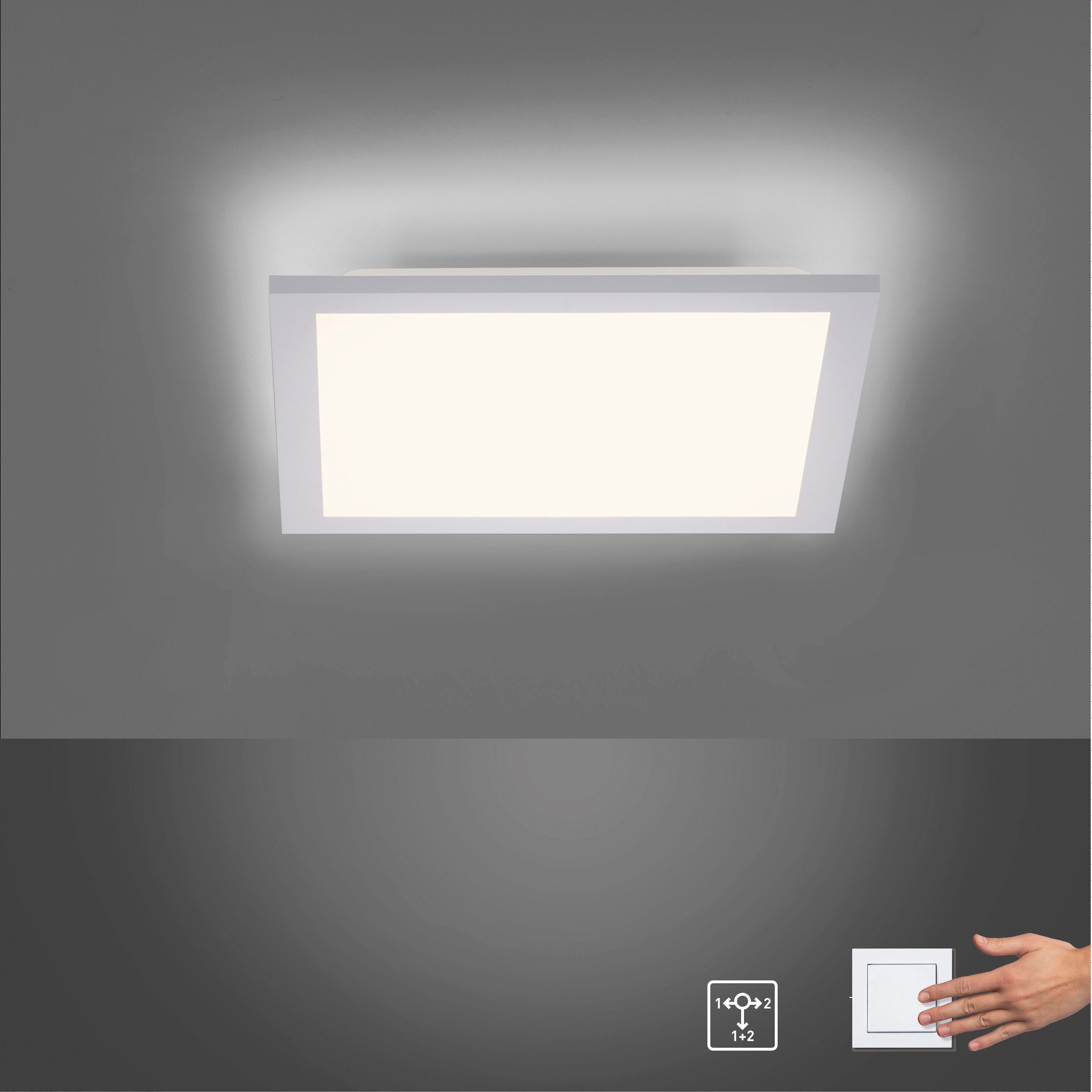 Deckenleuchte »FLAT«, 2 flammig, Leuchtmittel LED-Board-LED-Board | LED fest...