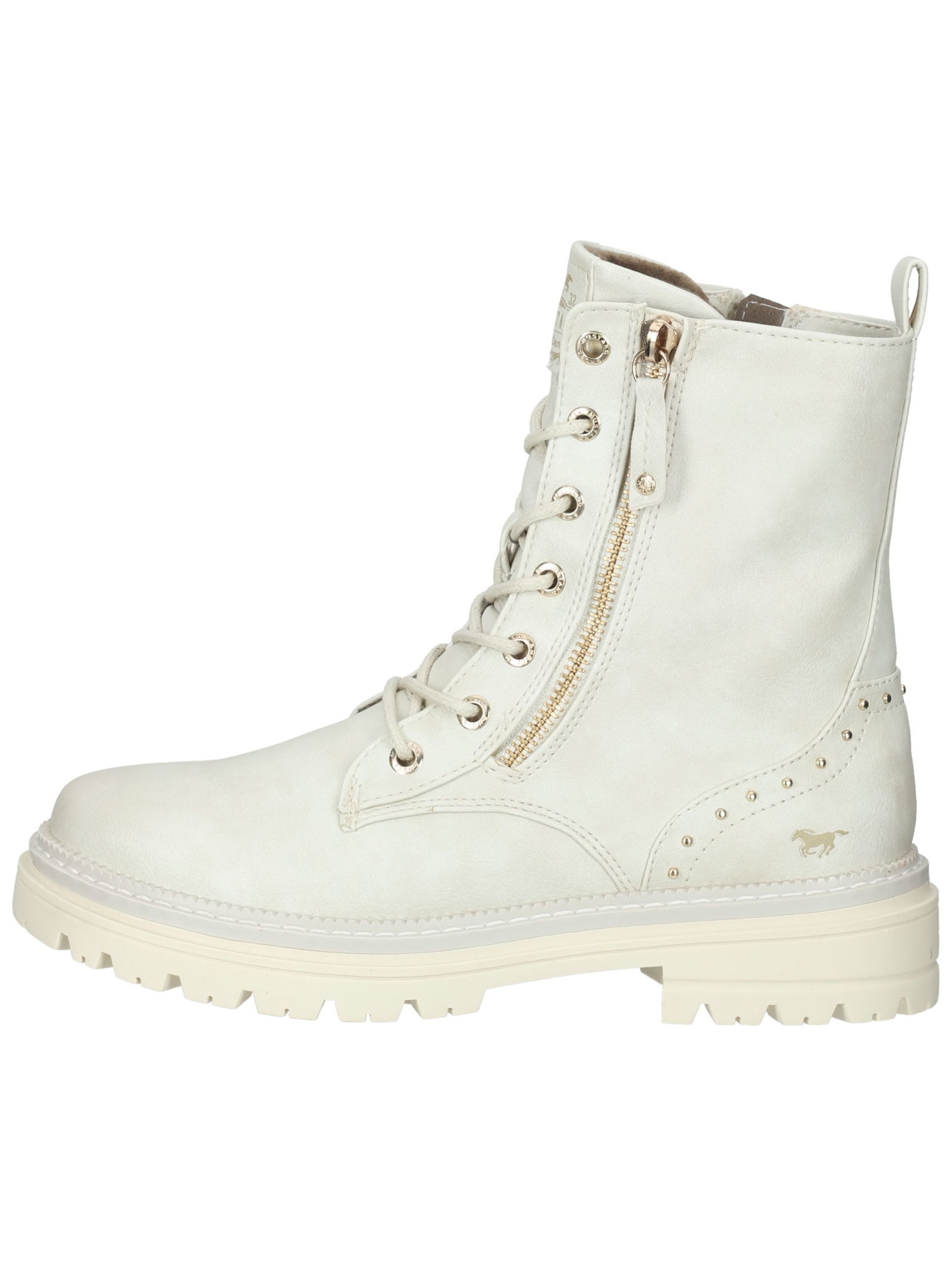 Mustang Shoes Schnürstiefelette "Mustang Shoes Stiefelette Lederimitat" günstig online kaufen