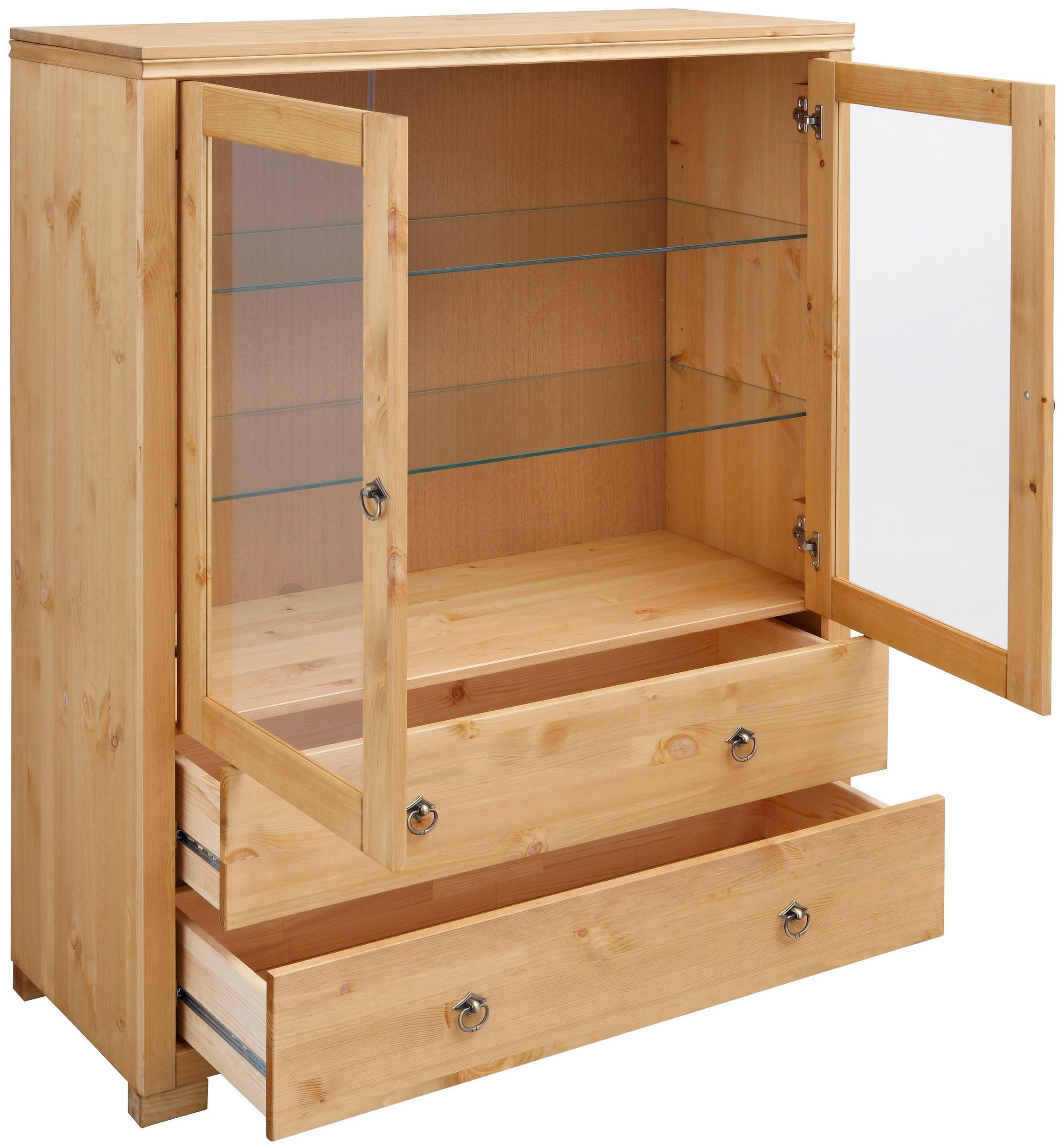 Home affaire Wohnwand »Gotland« Set, 3 Stk. tlg. bestehend aus 1 Highboard, 1 TV-Lowboard und 1 Vitrine