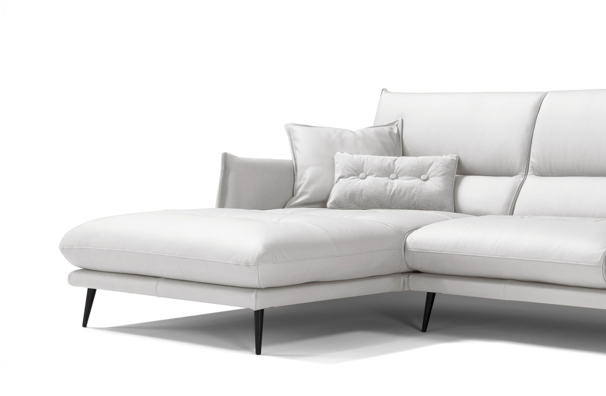 Egoitaliano Ecksofa "FUNNY, hochwertiges & aktuelles Design, bequeme Rücken günstig online kaufen