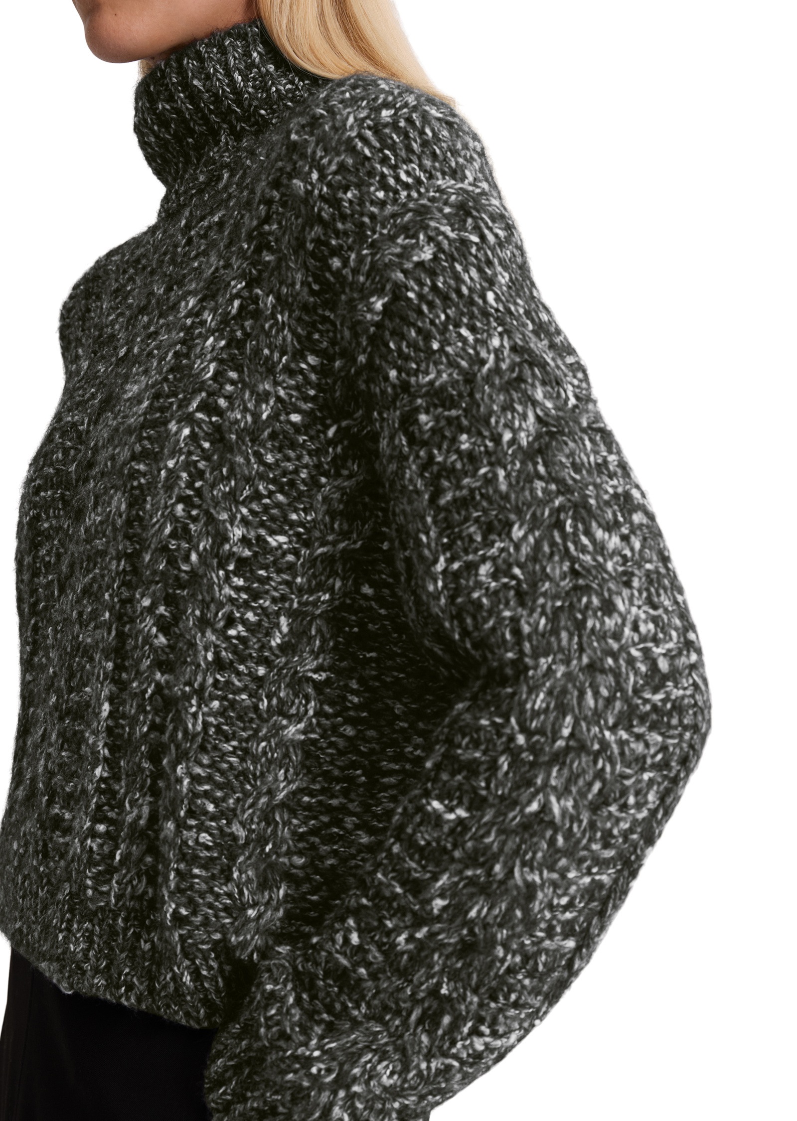 Marc O'Polo Stehkragenpullover »aus Alpakawolle-Baumwolle-Merinowolle-Mix«