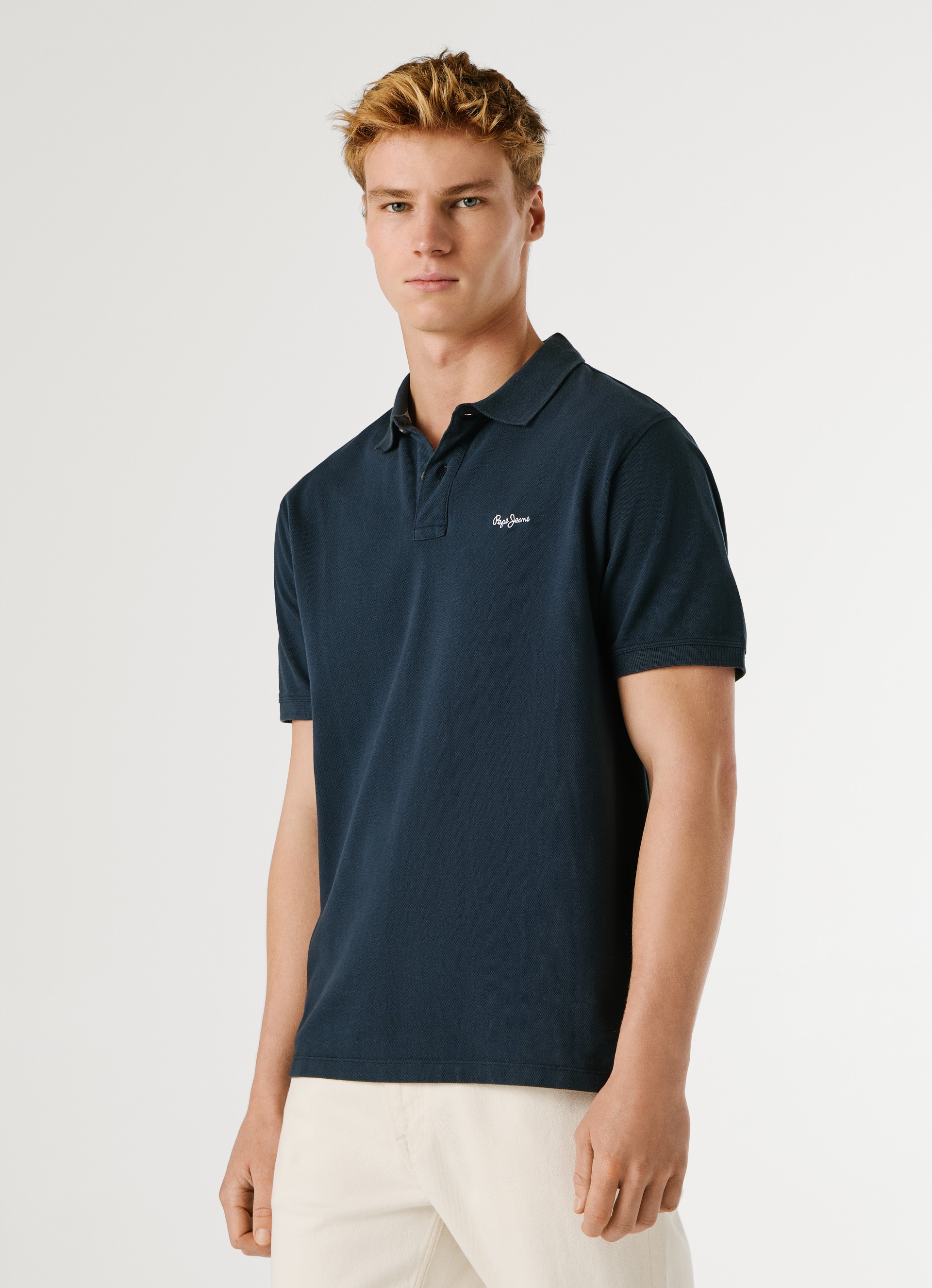Pepe Jeans Poloshirt "OSCAR" aus Baumwoll-Piqué, mit Logostickerei günstig online kaufen