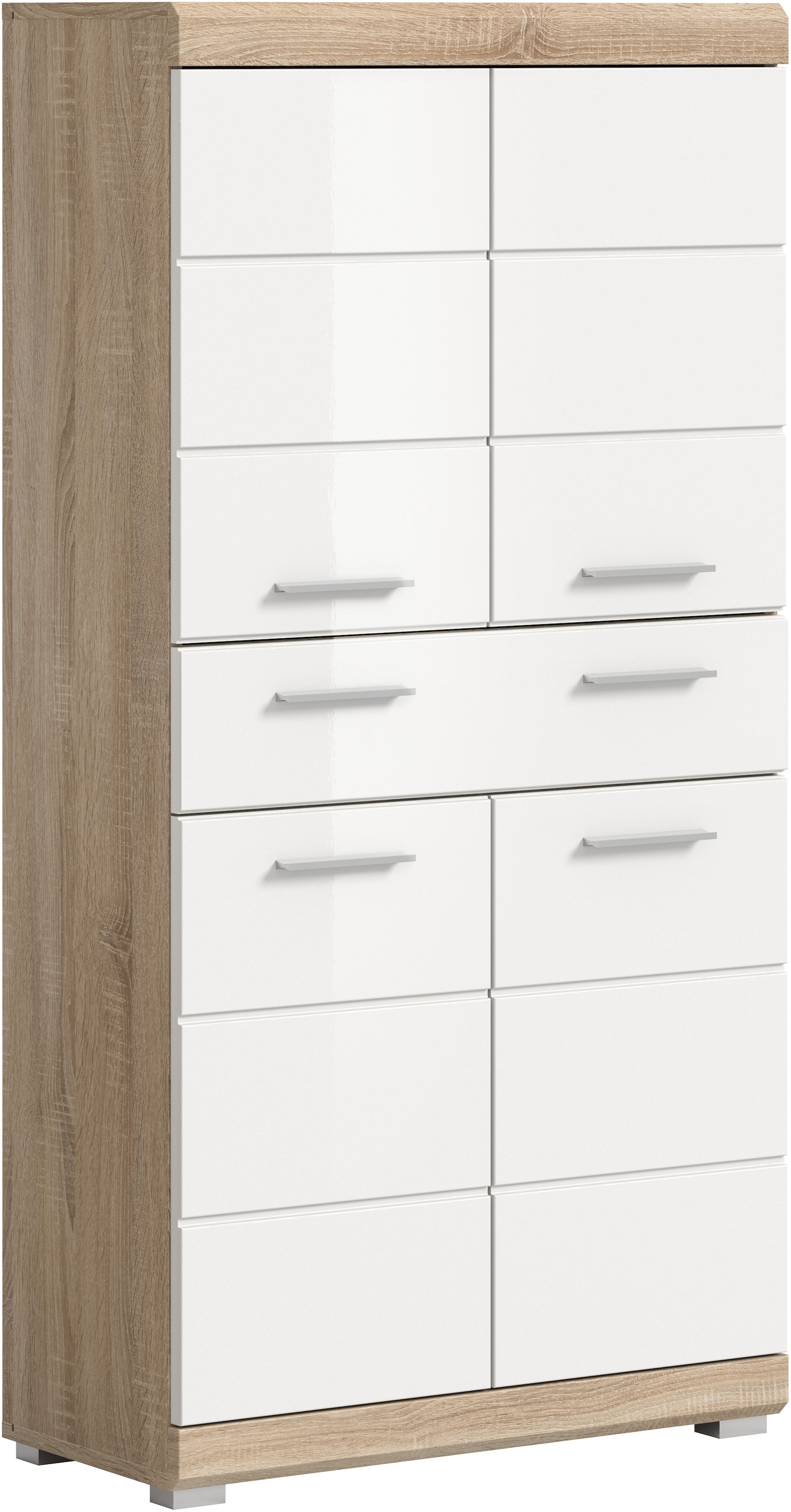 INOSIGN Midischrank "Siena, Breite 74cm, 4 Türen, 1 Schubkasten, 4 Fächer, günstig online kaufen