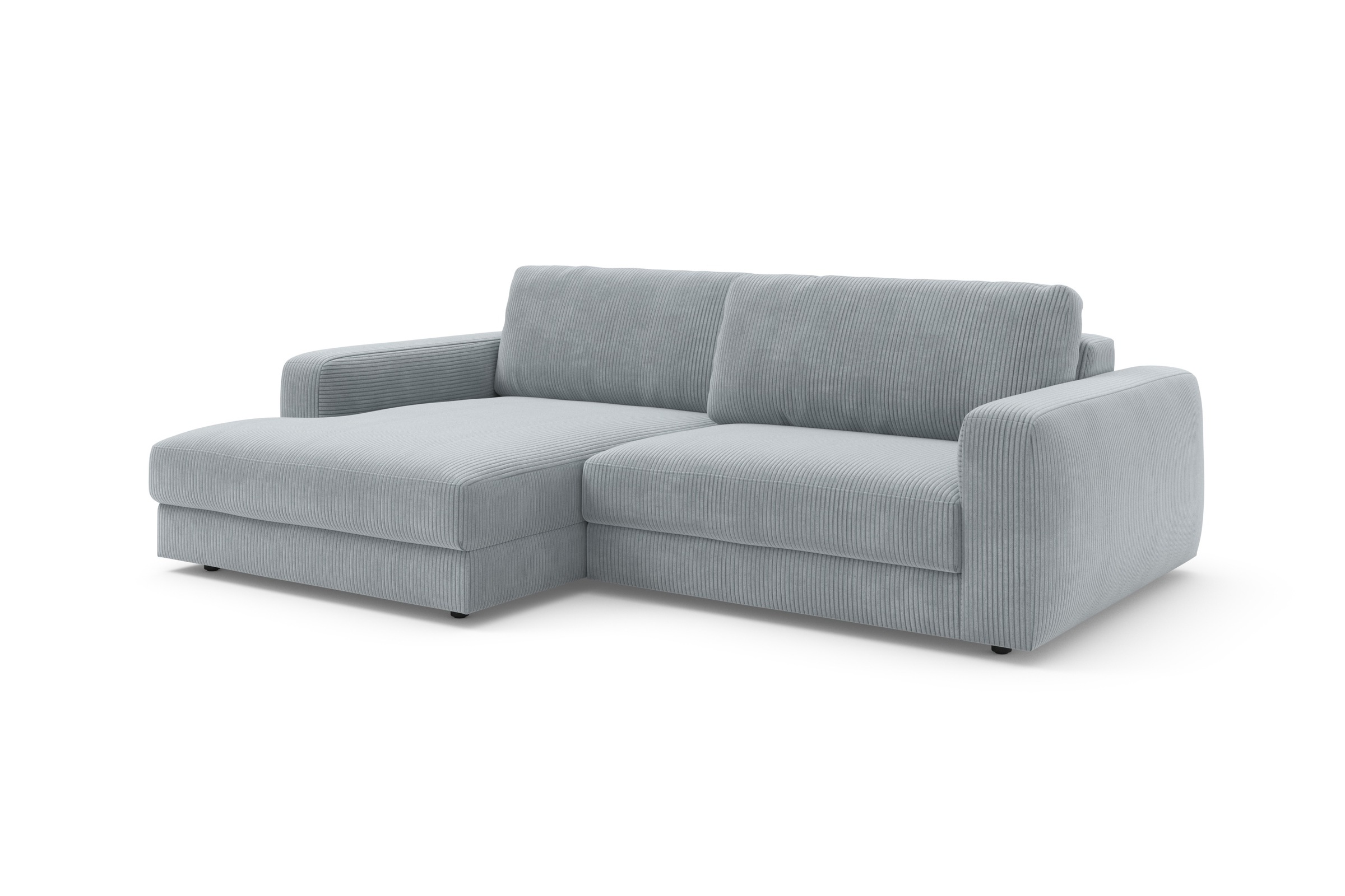 TRENDMANUFAKTUR Ecksofa »Bourbon, Designsofa mit tollem Sitzkomfort, L-Form,«, extra tiefe Sitzfläche, wahlweise mit Sitztiefenverstellung
