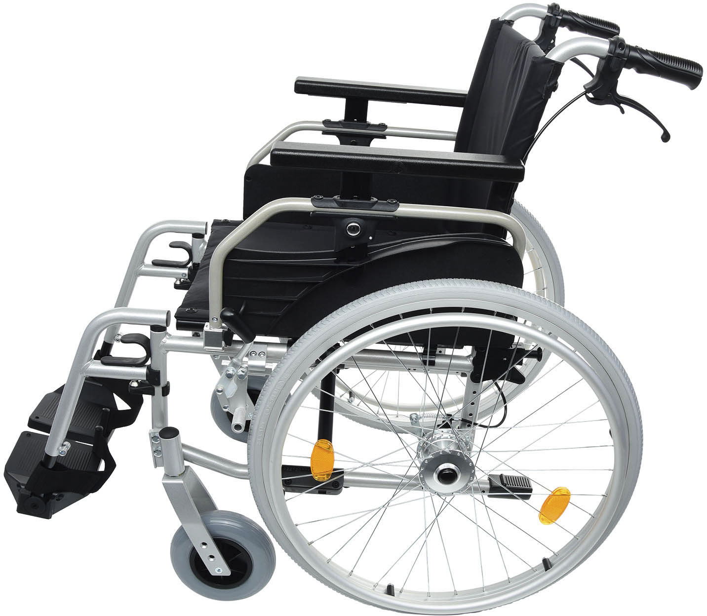 Thumbnail - bescomedical Transportrollstuhl "Primus ML 2.0" Sitzbreite 40 cm mit Trommelbremse und Komfortarmlehne