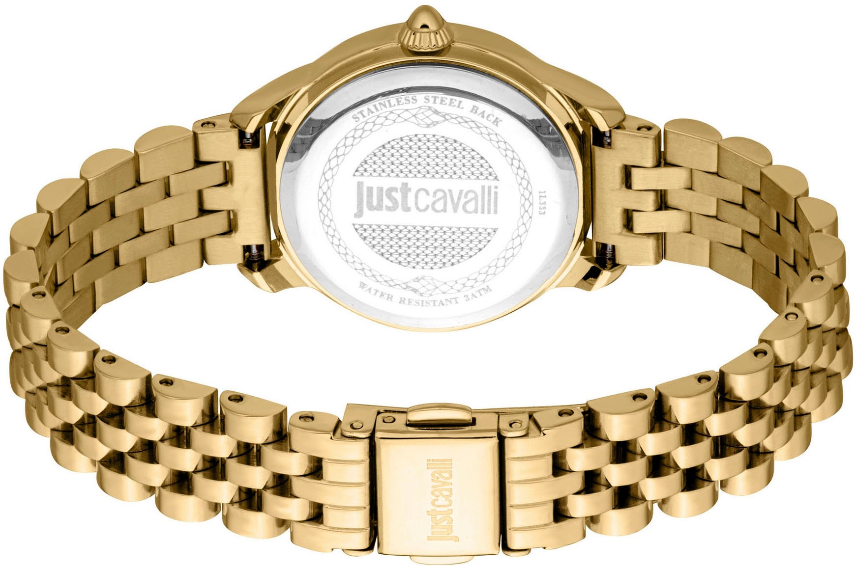 Just Cavalli Time Quarzuhr »Animalier«, Armbanduhr, Damenuhr, Kristallsteine