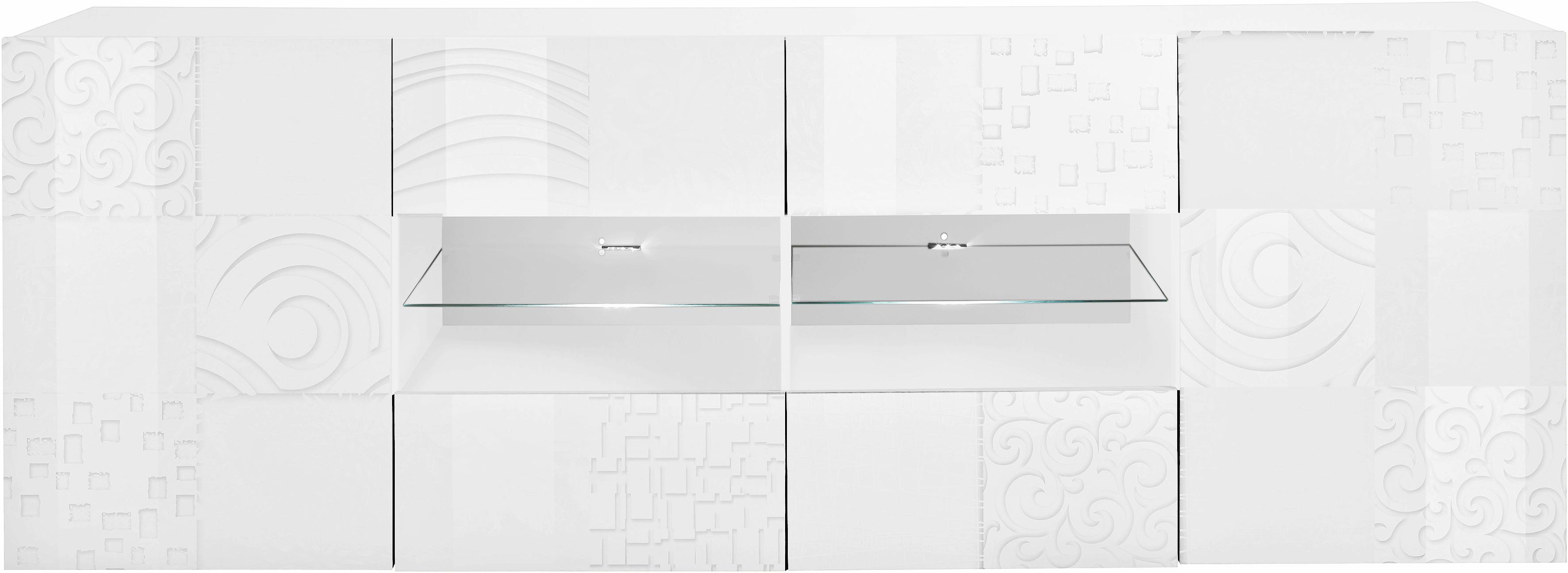 Thumbnail - Home affaire Sideboard "Miro" Breite 241 cm mit dekorativem Siebdruck