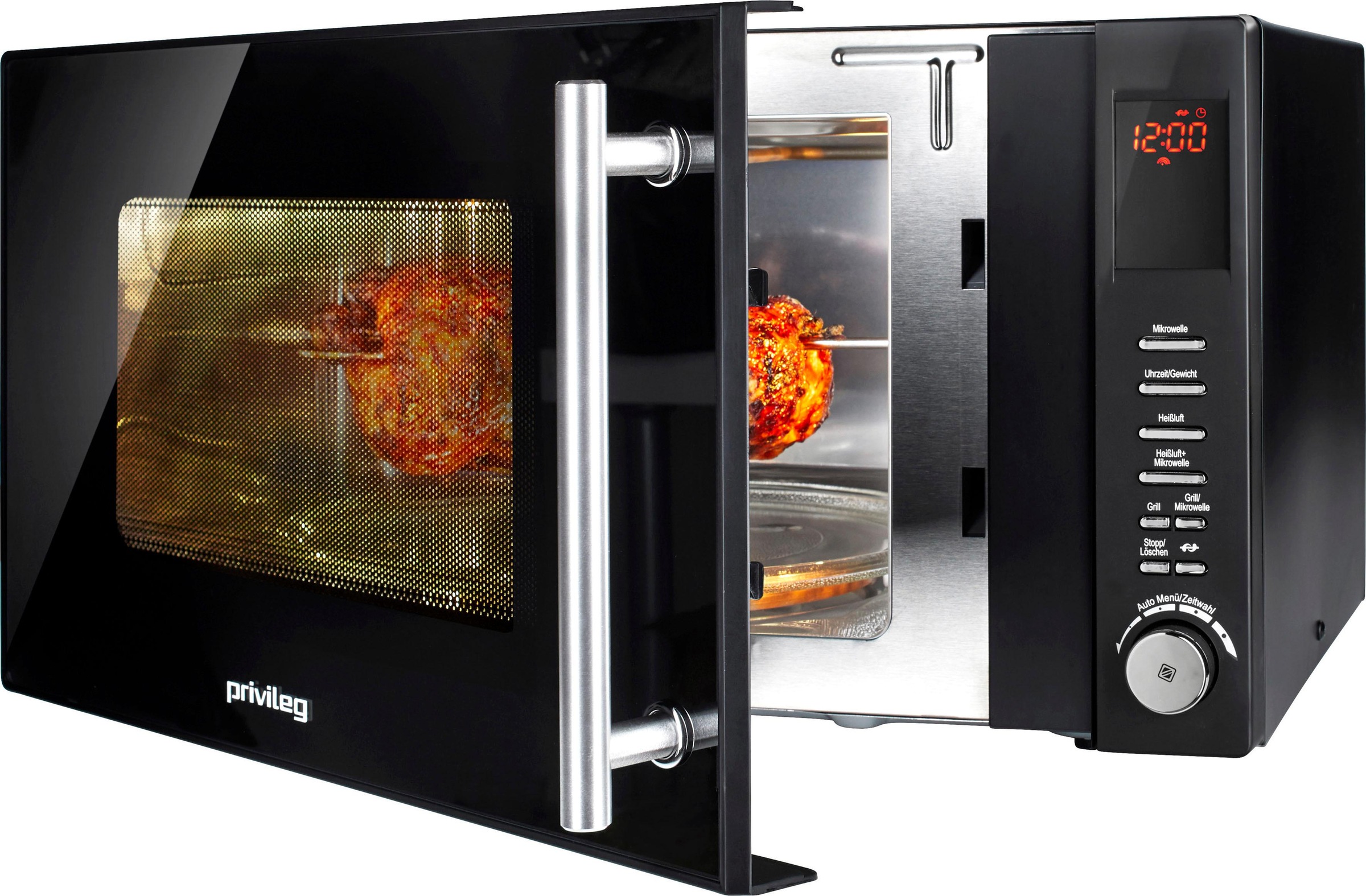 , Mikrowelle 4-in-1 Gerät, Grill und Heißluft