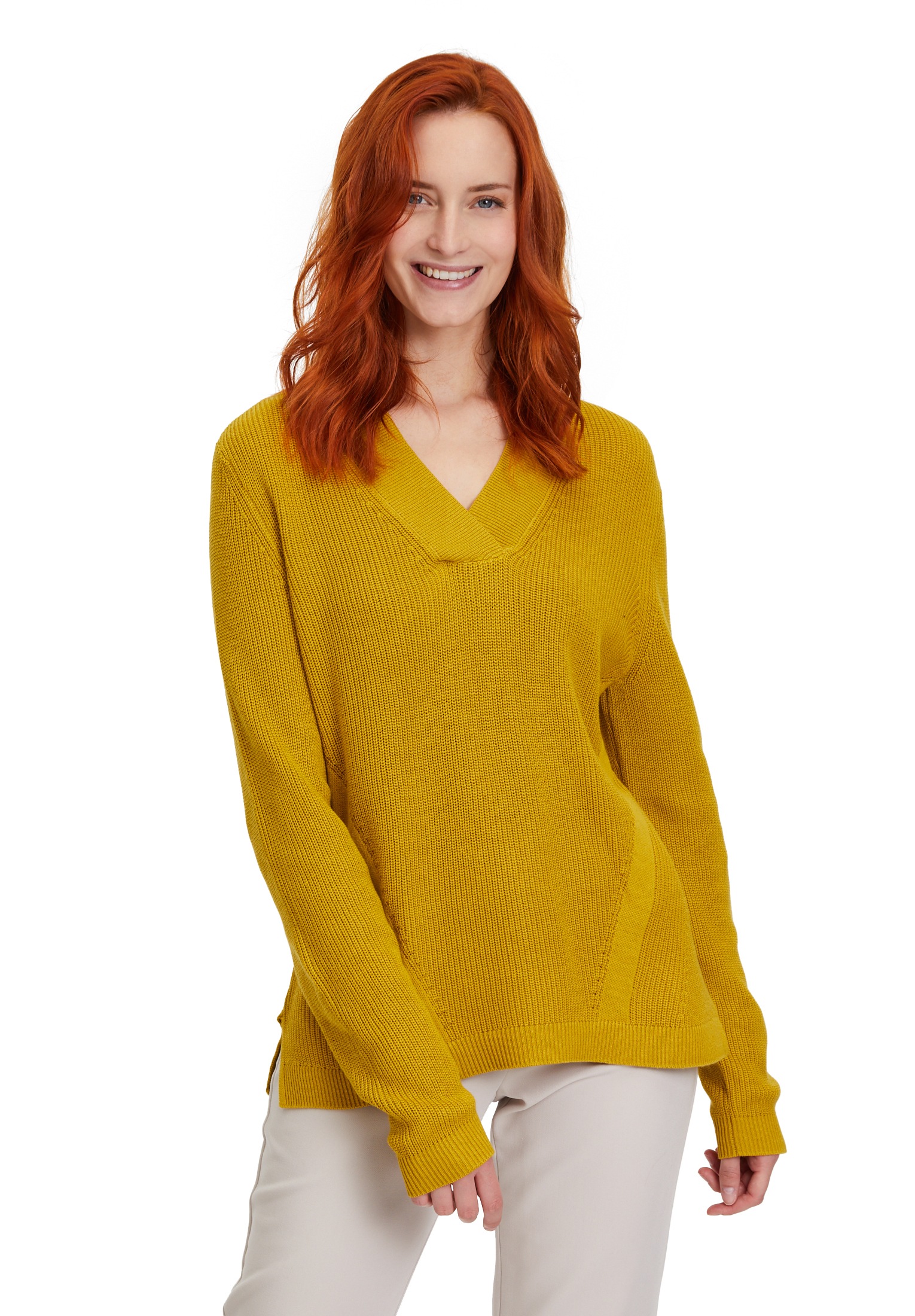 Betty Barclay Strickpullover "Betty Barclay Strickpullover mit V-Ausschnitt günstig online kaufen