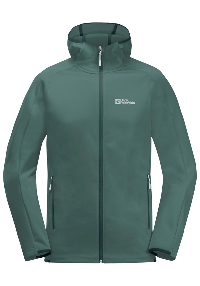 Jack Wolfskin Fleecejacke »ALPGRAT HOODED FZ M«, mit Kapuze