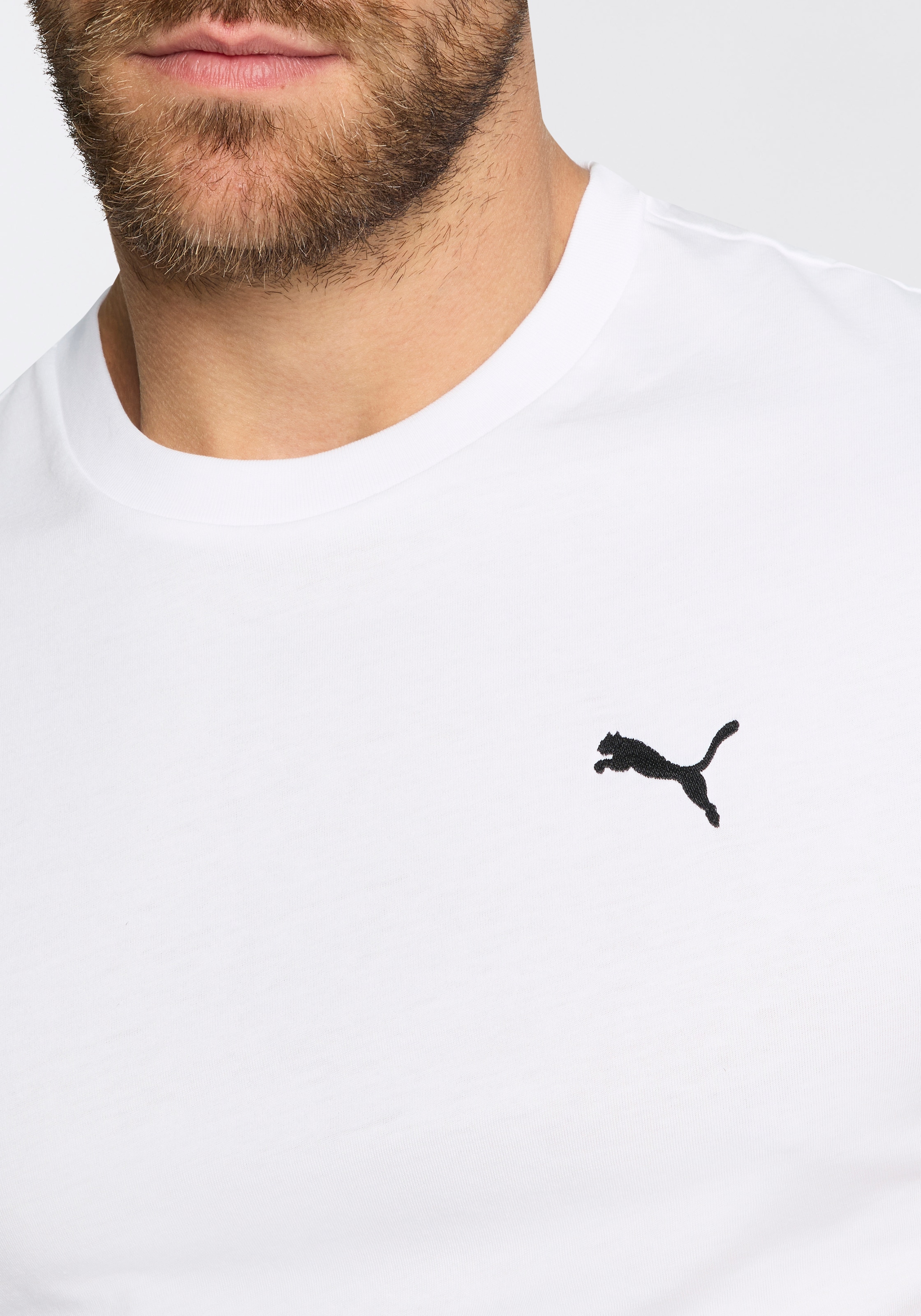 PUMA T-Shirt »ESS LOGO TEE MULTIPACK M«, Doppelpack, 2 Stück