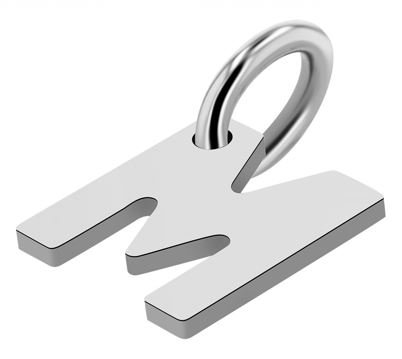 Adelia´s Kettenanhänger »zeitloser Buchstabe Anhänger aus 925 Sterling Silber« ()