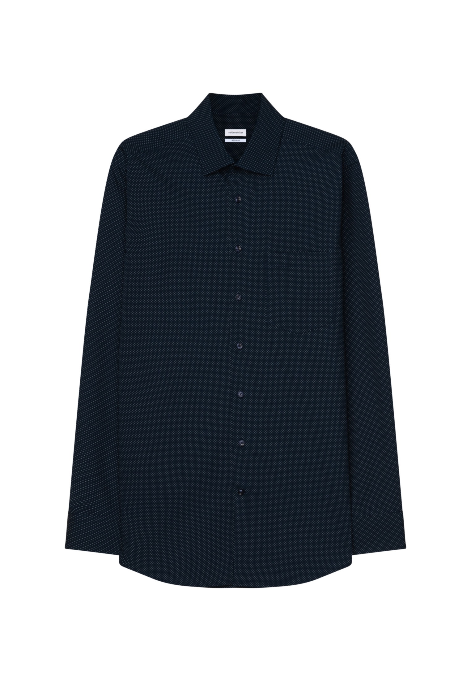 seidensticker Businesshemd »Regular« Regular Langarm Kentkragen Punkte