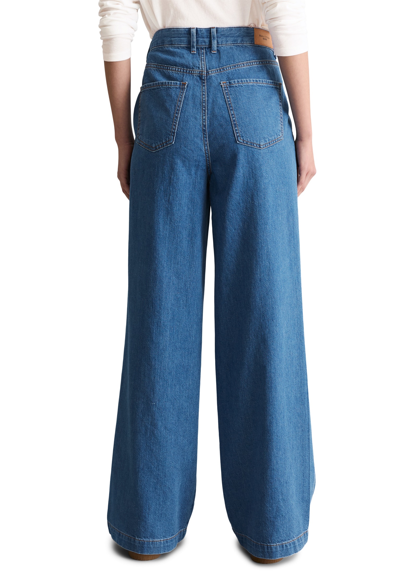 Marc OPolo DENIM Weite Jeans "Model Tomma" High Pleated Waist, Wide Leg günstig online kaufen