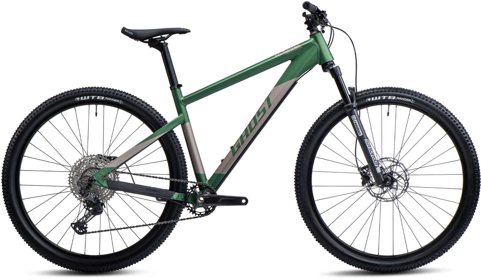 Ghost Mountainbike »Nirvana Tour SF Essential«, 12 Gang, Shimano, XT RD-M8100 Schaltwerk, Kettenschaltung, für Damen und Herren, Kettenschaltung