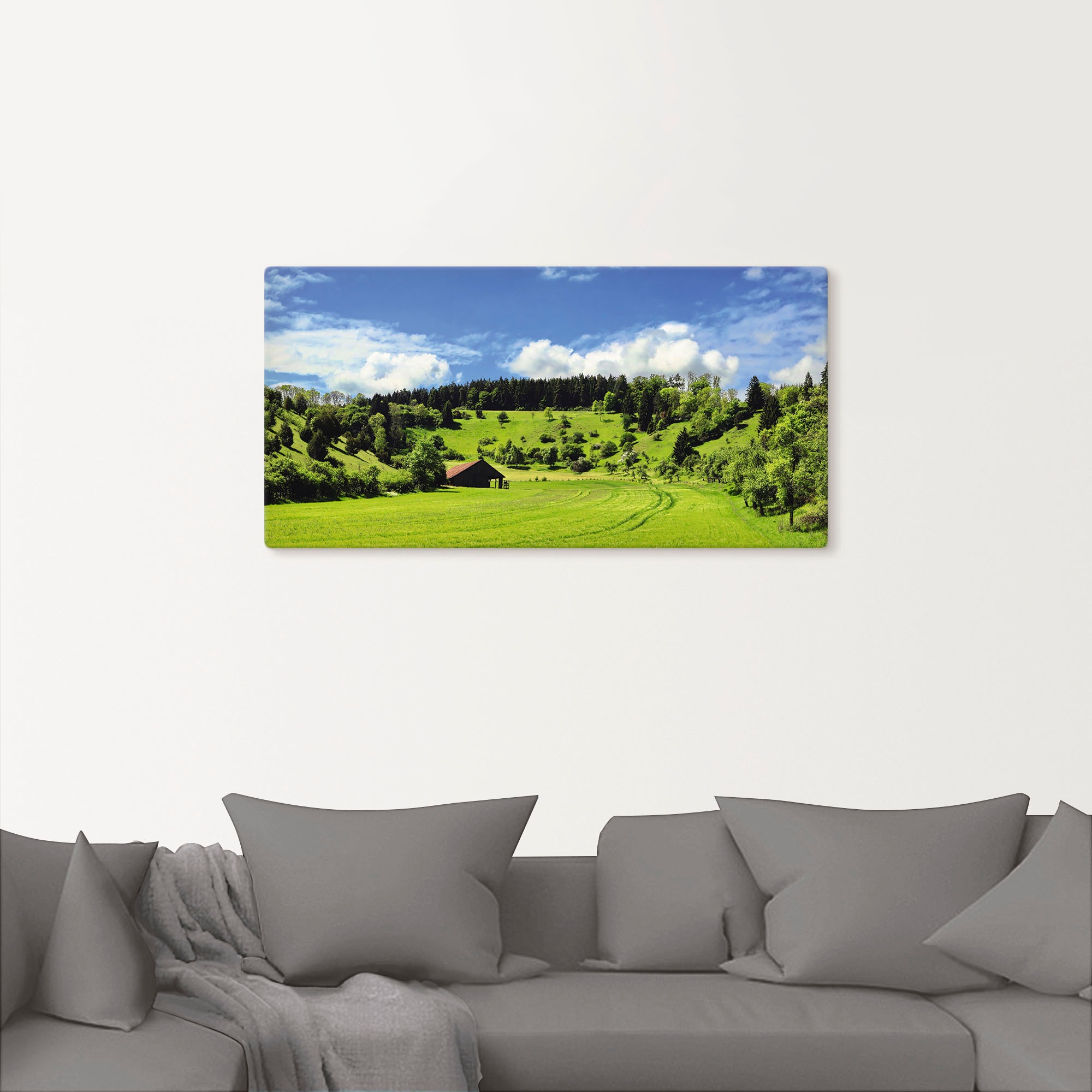 Artland Wandbild »Traumhafte Landschaft im Schwarzwald«, Wiesen & Baumbilder, (1 St.), als Alubild, Outdoorbild, Leinwandbild, Wandaufkleber, versch. Größen