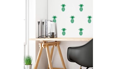 Wandtattoo »Ananas Set«