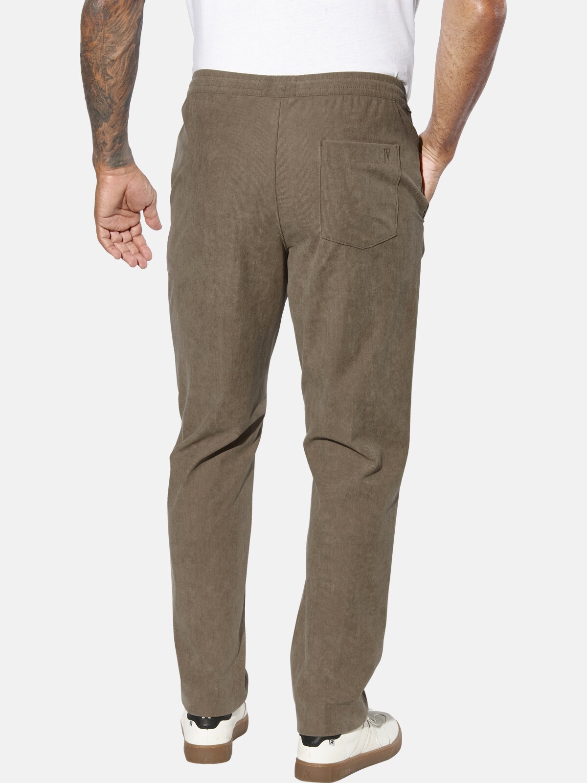 Jan Vanderstorm Helstad Cord Trousers Blue/Beige 33 3