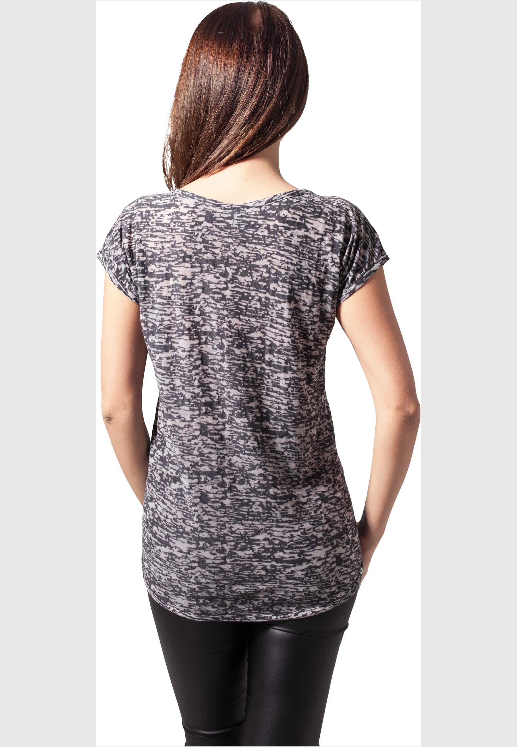 URBAN CLASSICS T-Shirt »Urban Classics Damen Ladies Burnout Tee«, (1 tlg.)