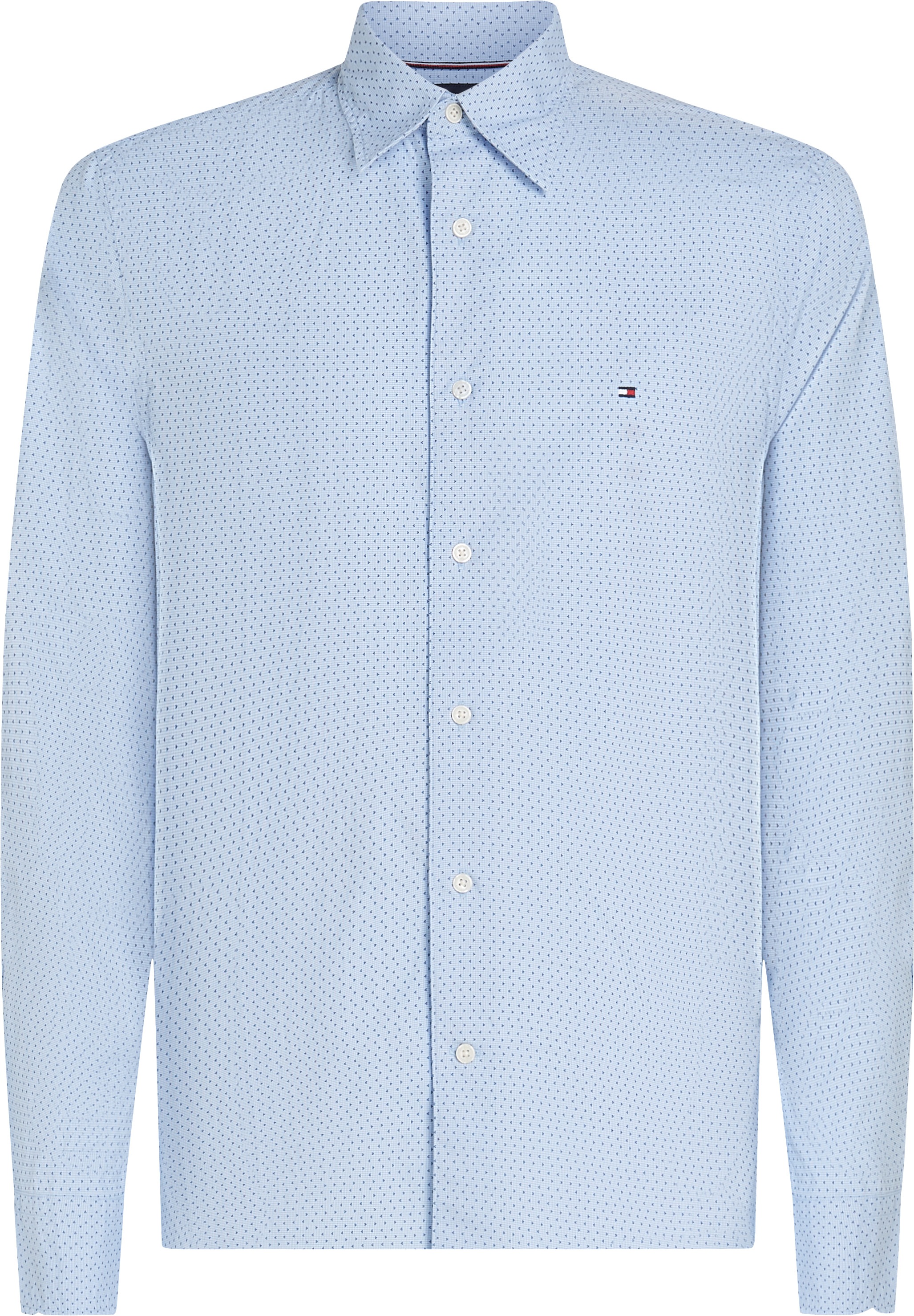 Thumbnail - Tommy Hilfiger Big & Tall Langarmhemd "BT-FLEX POPLIN MINI PNT RF SRT-B" Große Größen