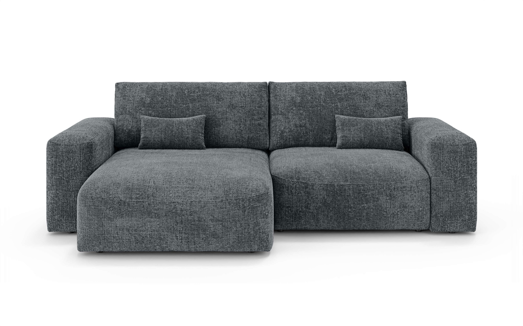 OTTO home Ecksofa »MATTS Schlafsofa mit Bettkasten, Maße B/T/H: 265/159/89 cm«, L-Form mit Recamiere rechts oder links, hoher Sitzkomfort