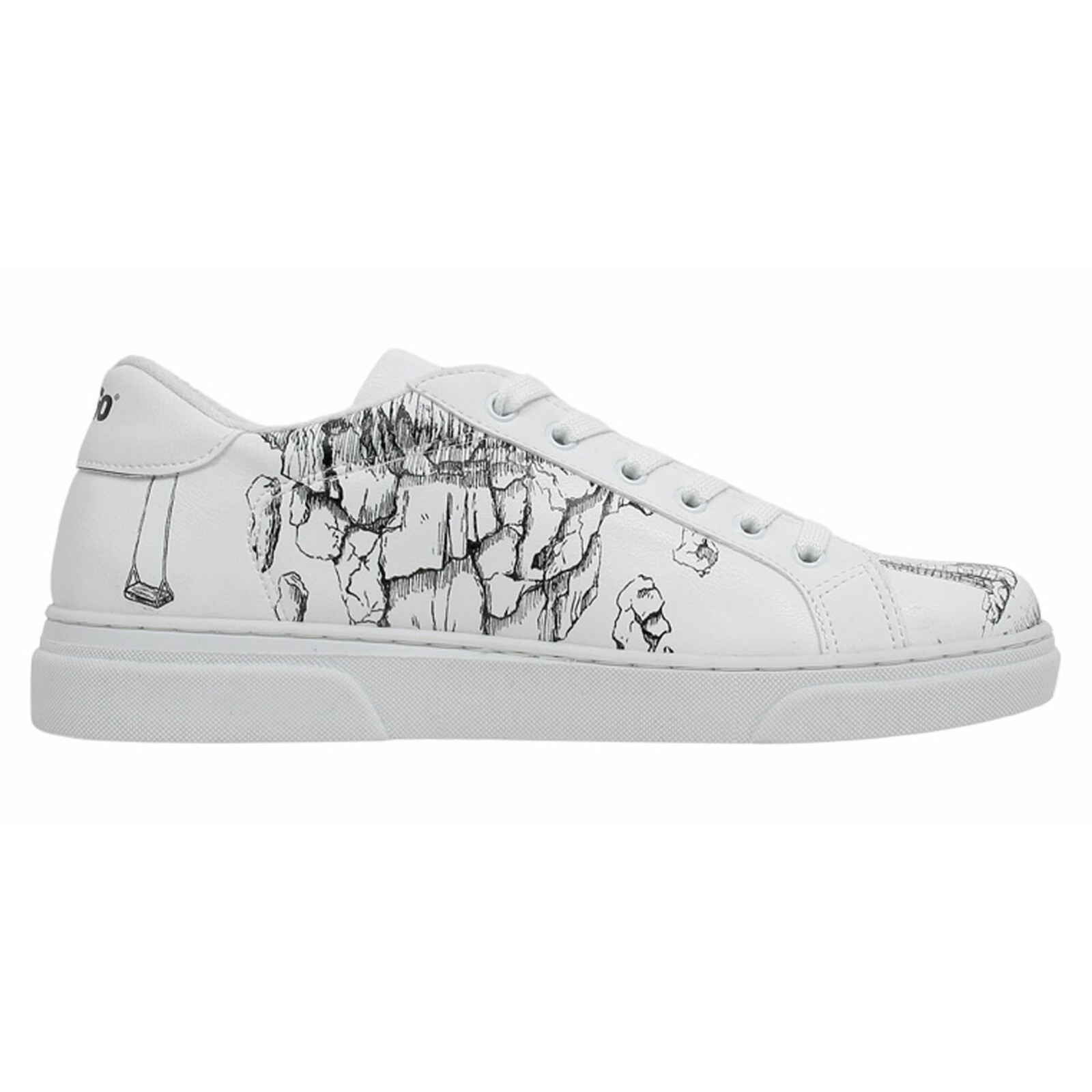 Thumbnail - DOGO Sneaker "Ace Low-Top Sneaker Time To Go Damen Sneaker" Handgefertigt