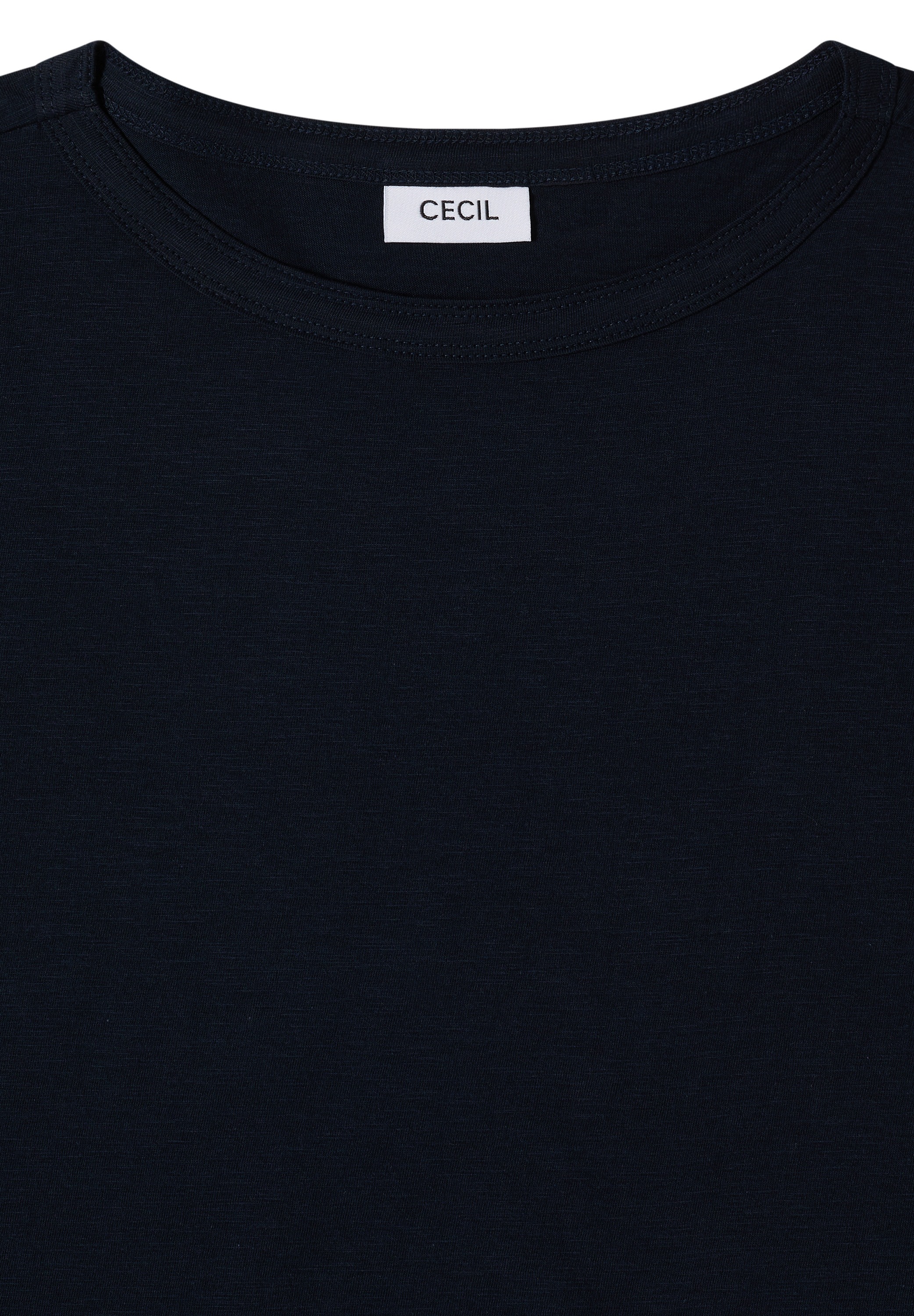 Cecil Women's Short Sleeve T-Shirt Universal Blue Size S 2