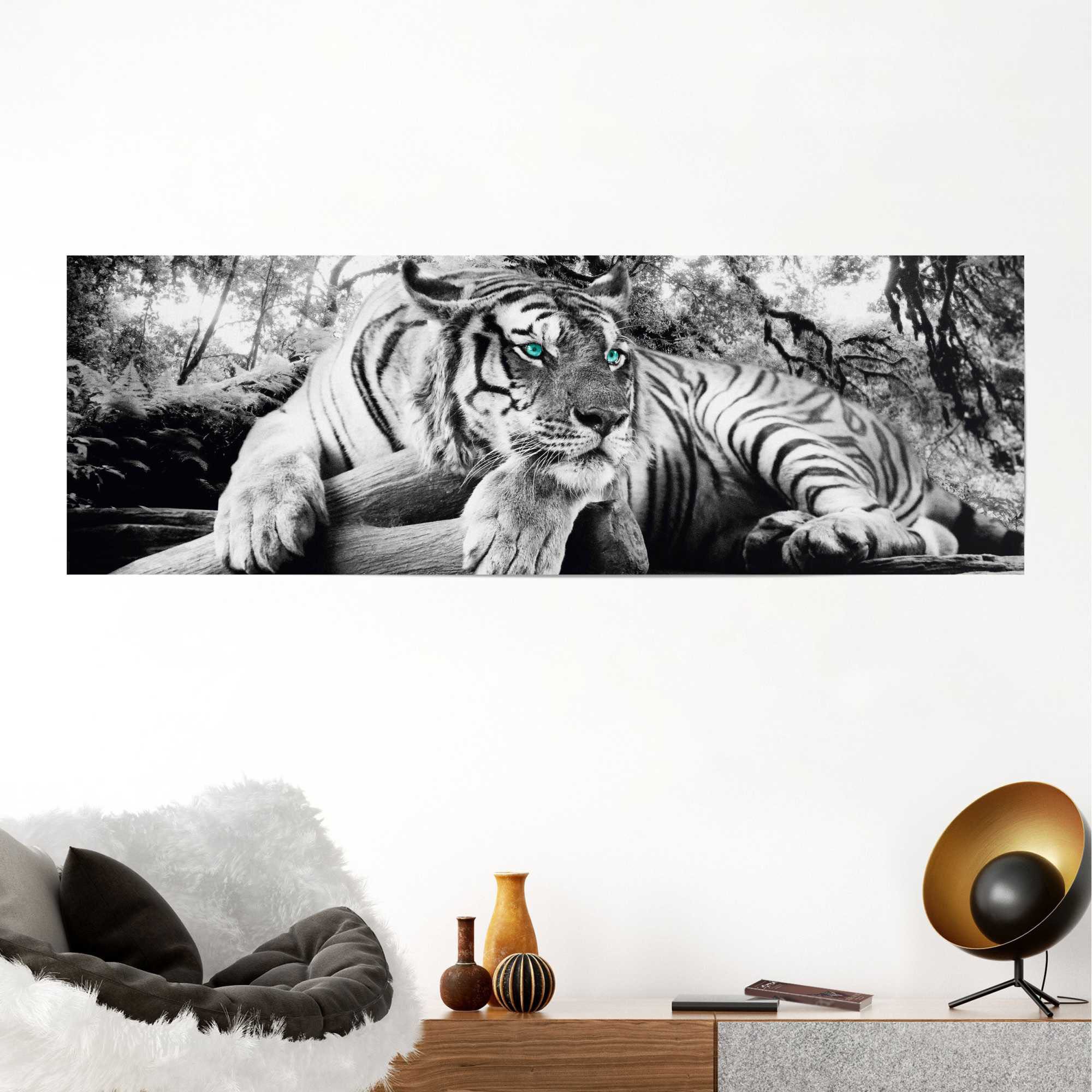 Reinders Poster "Tigerblick" 1 Stk. tlg. günstig online kaufen