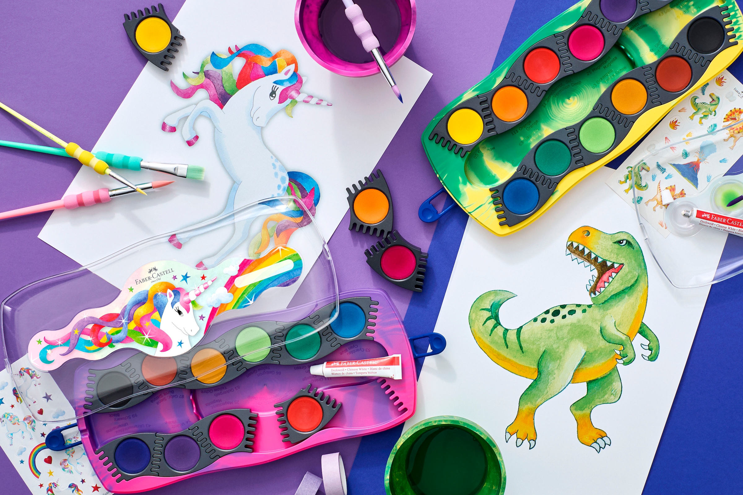 Faber-Castell Farbkasten »Connector Deckfarbkasten«