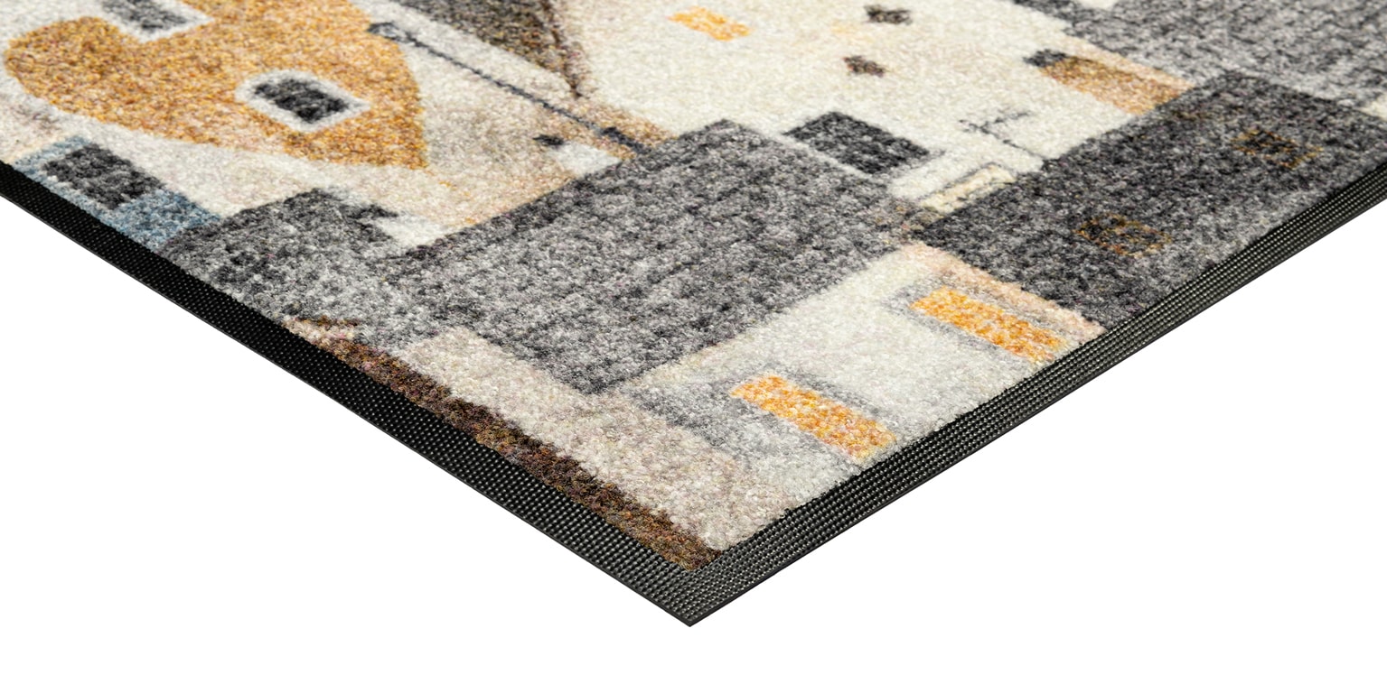 wash+dry by Kleen-Tex Fußmatte »Urban Blocks«, rechteckig, 7 mm Höhe, waschbar und trocknergeeignet