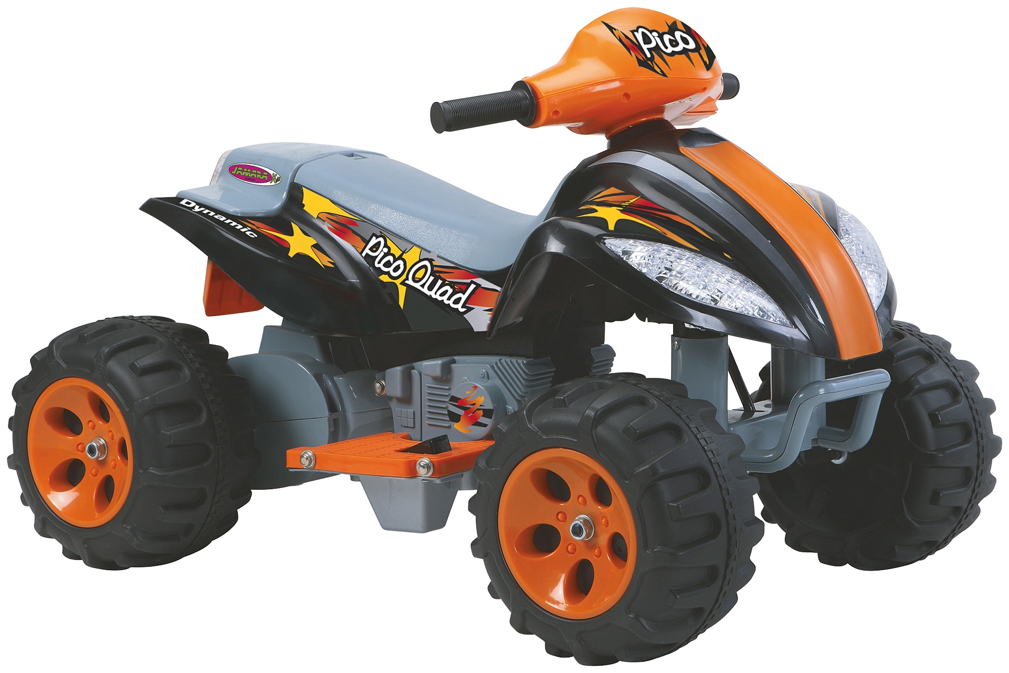JAMARA Kinder Elektro-Kinderquad "Pico", orange, Kunststoff, B:58cm H:52cm T:80cm, Elektro-Kinderfahrzeuge