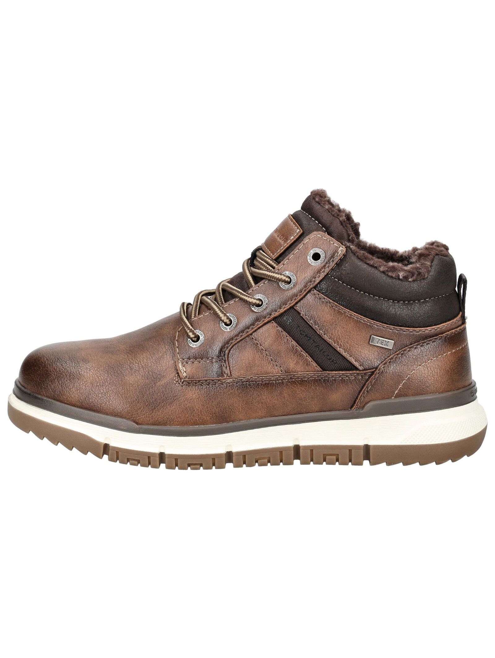 TOM TAILOR Schnürstiefelette »Tom Tailor Stiefelette Lederimitat/Textil«