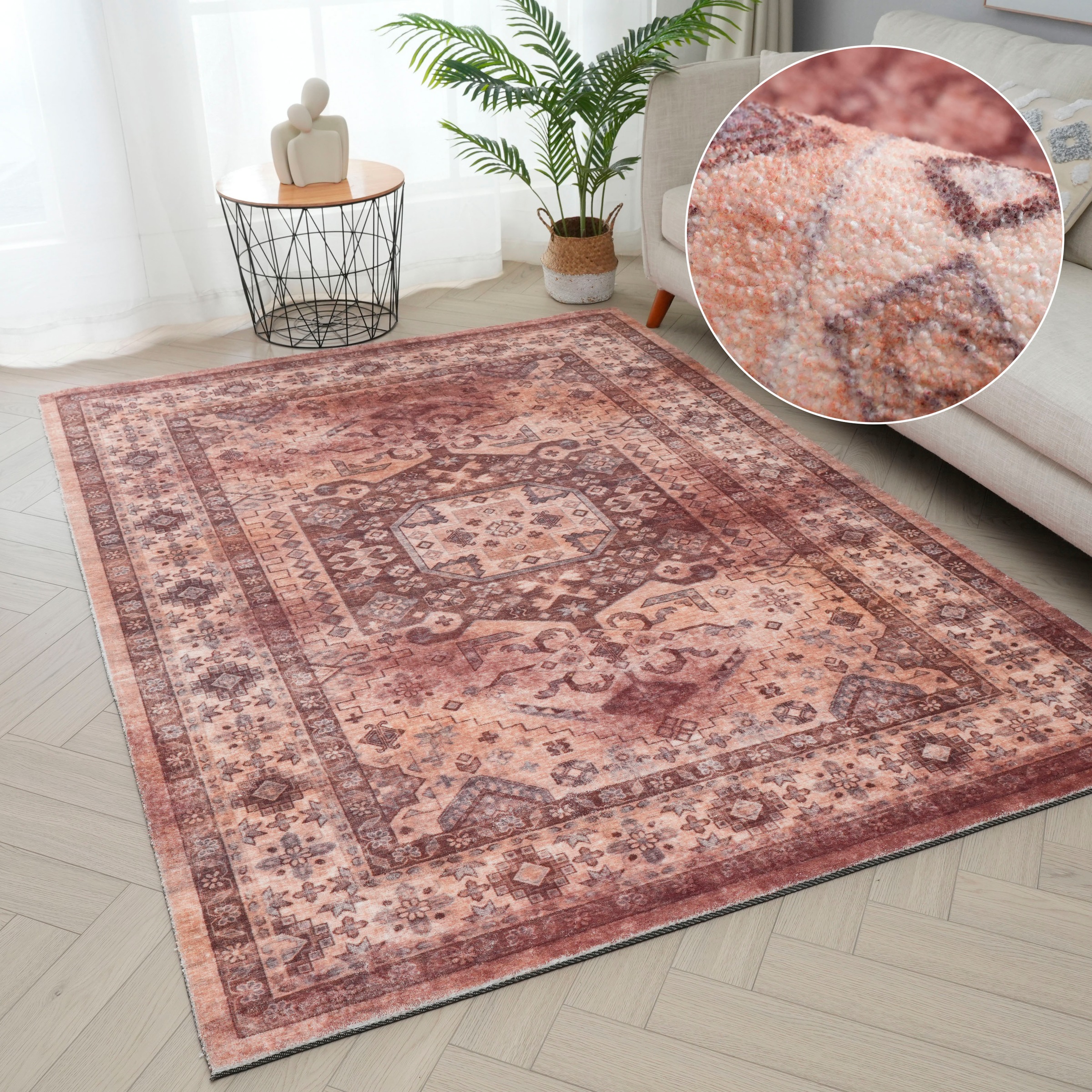 my home Teppich "Abbas, Druckteppich, orientalisches Design" rechteckig 13 günstig online kaufen