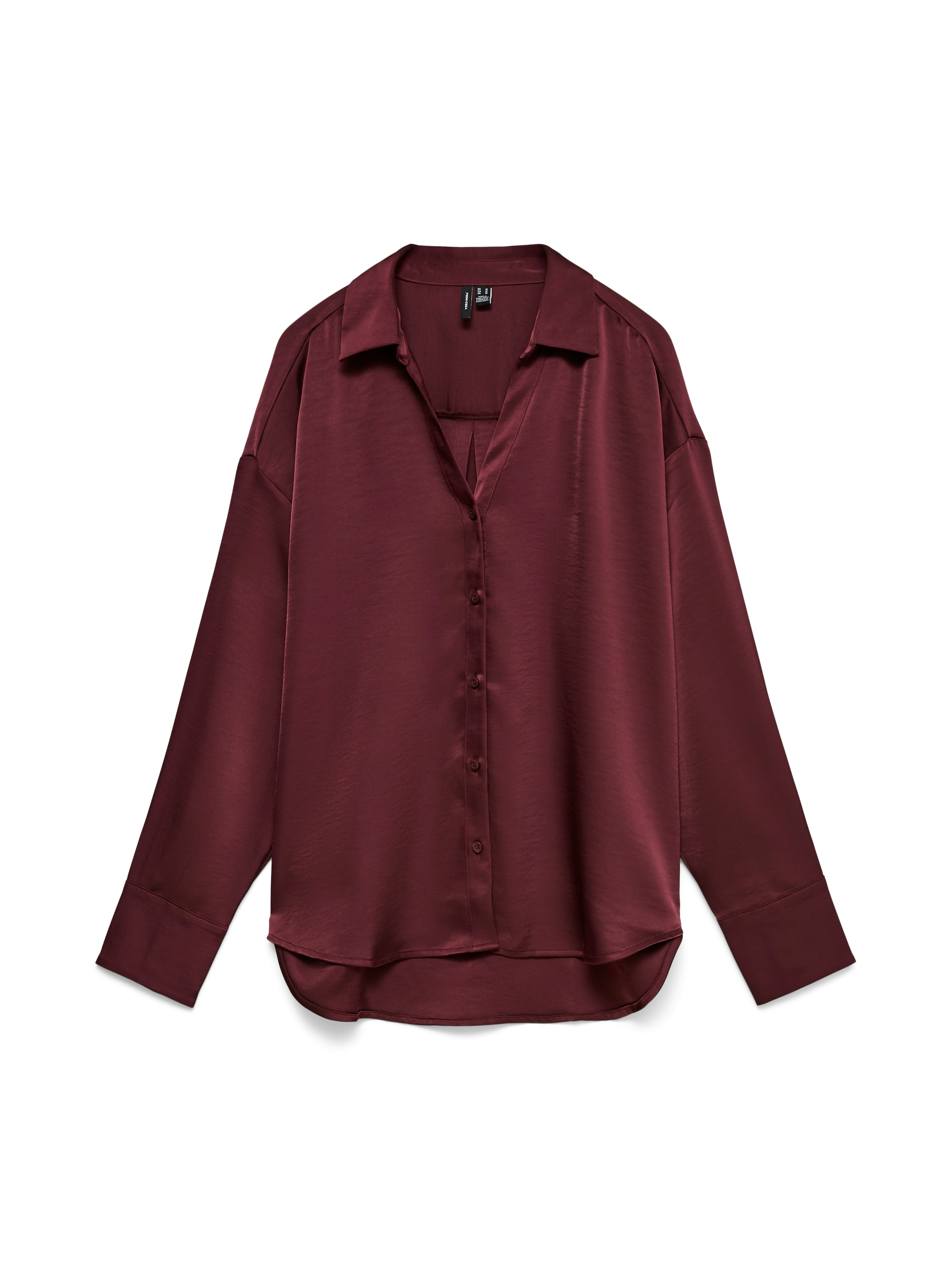 Vero Moda Langarmbluse »VMMIRO LS SHIRT WVN NOOS« Kunstfaser, regular fit