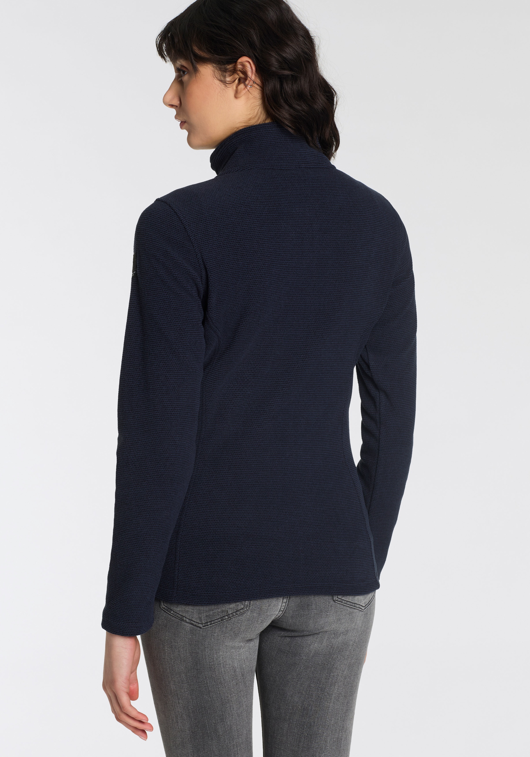 Killtec Fleecejacke aus strukturiertem Material günstig online kaufen