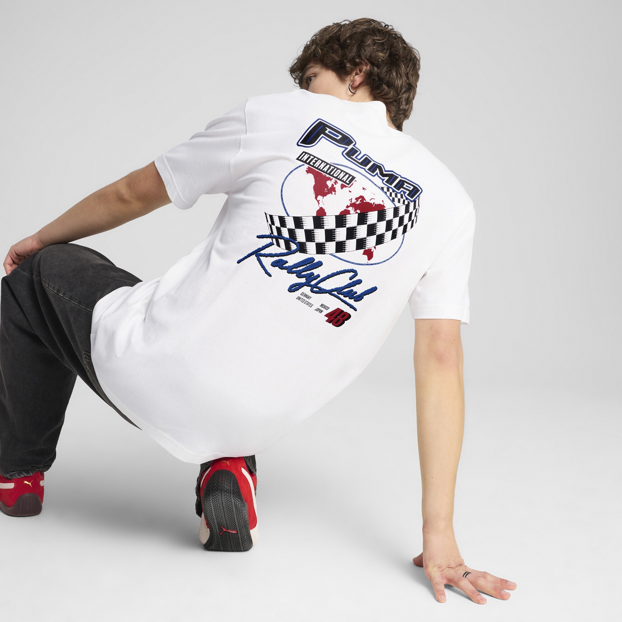 PUMA T-Shirt »GRAPHICS PUMA Moto Relaxed T-Shirt Herren«