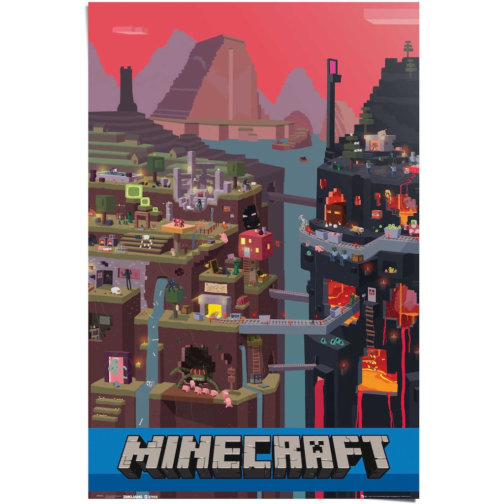 Reinders! Poster »Minecraft«, (1 St.)