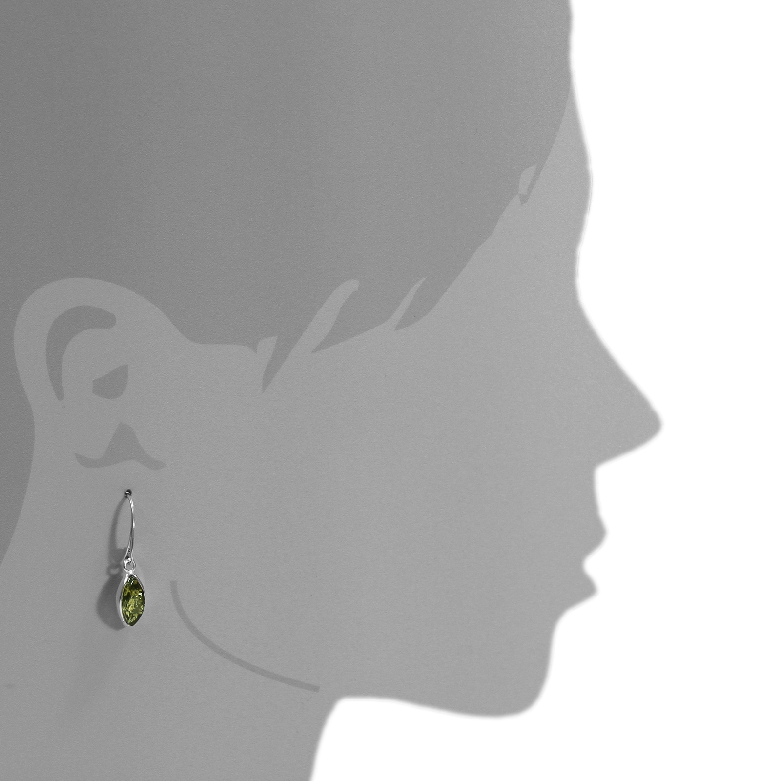 OSTSEE-SCHMUCK Paar Ohrhänger »Ostsee-Schmuck Ohrhänger Classic 13 x 6 mm«