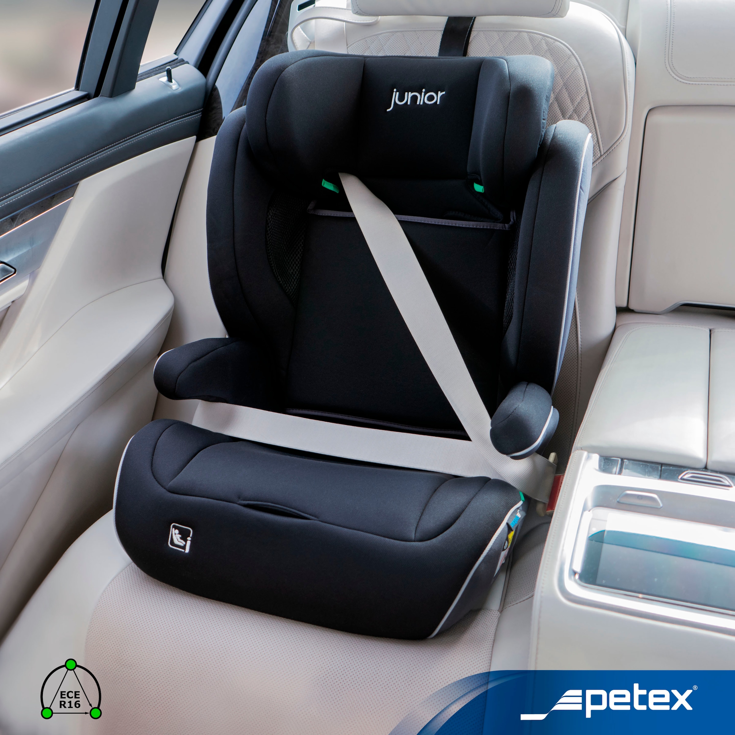 Petex Autokindersitz »Supreme Plus, mit Isofix, schwarz«