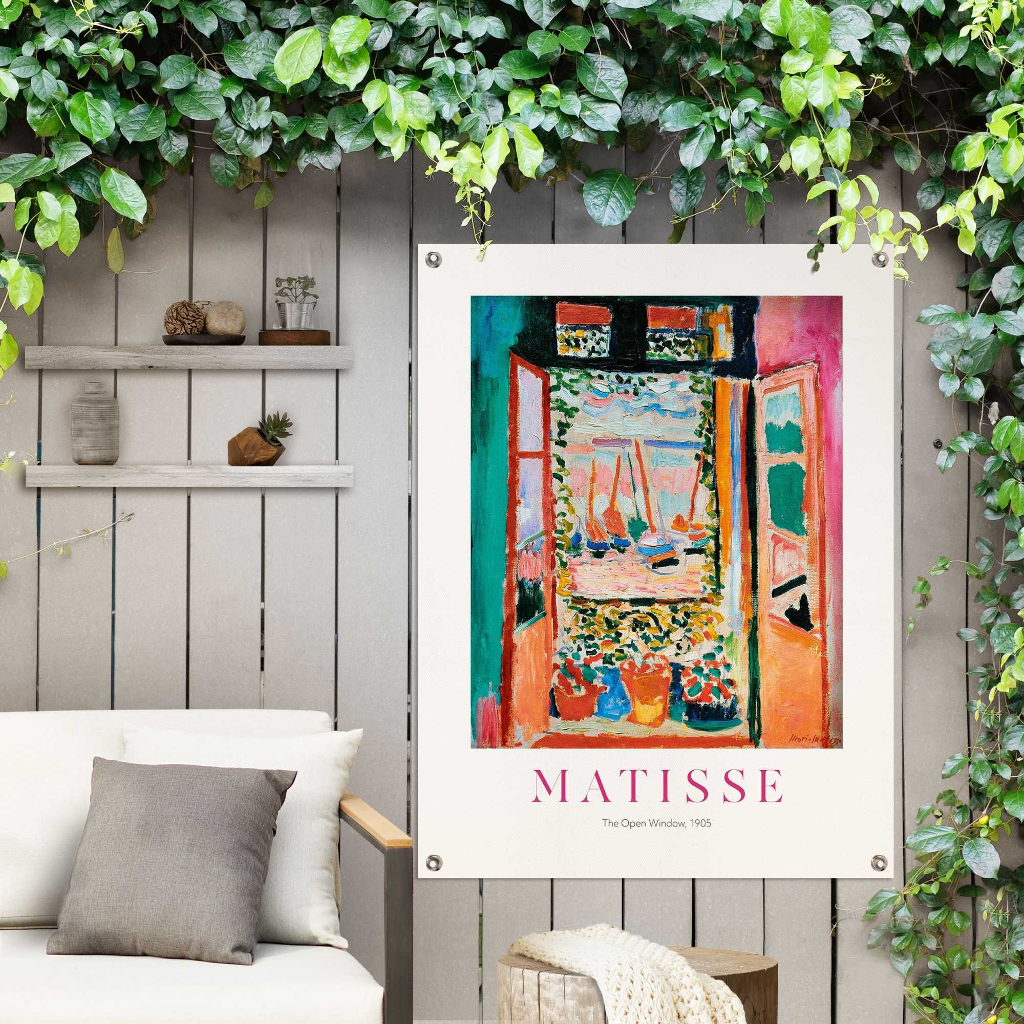 Reinders Poster "Henri Matisse Window", Outdoor für Garten oder Balkon günstig online kaufen