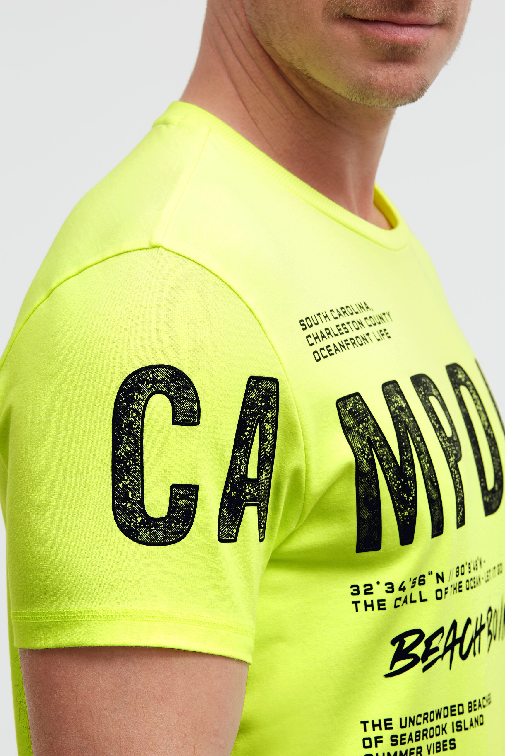 CAMP DAVID Rundhalsshirt mit Baumwolle