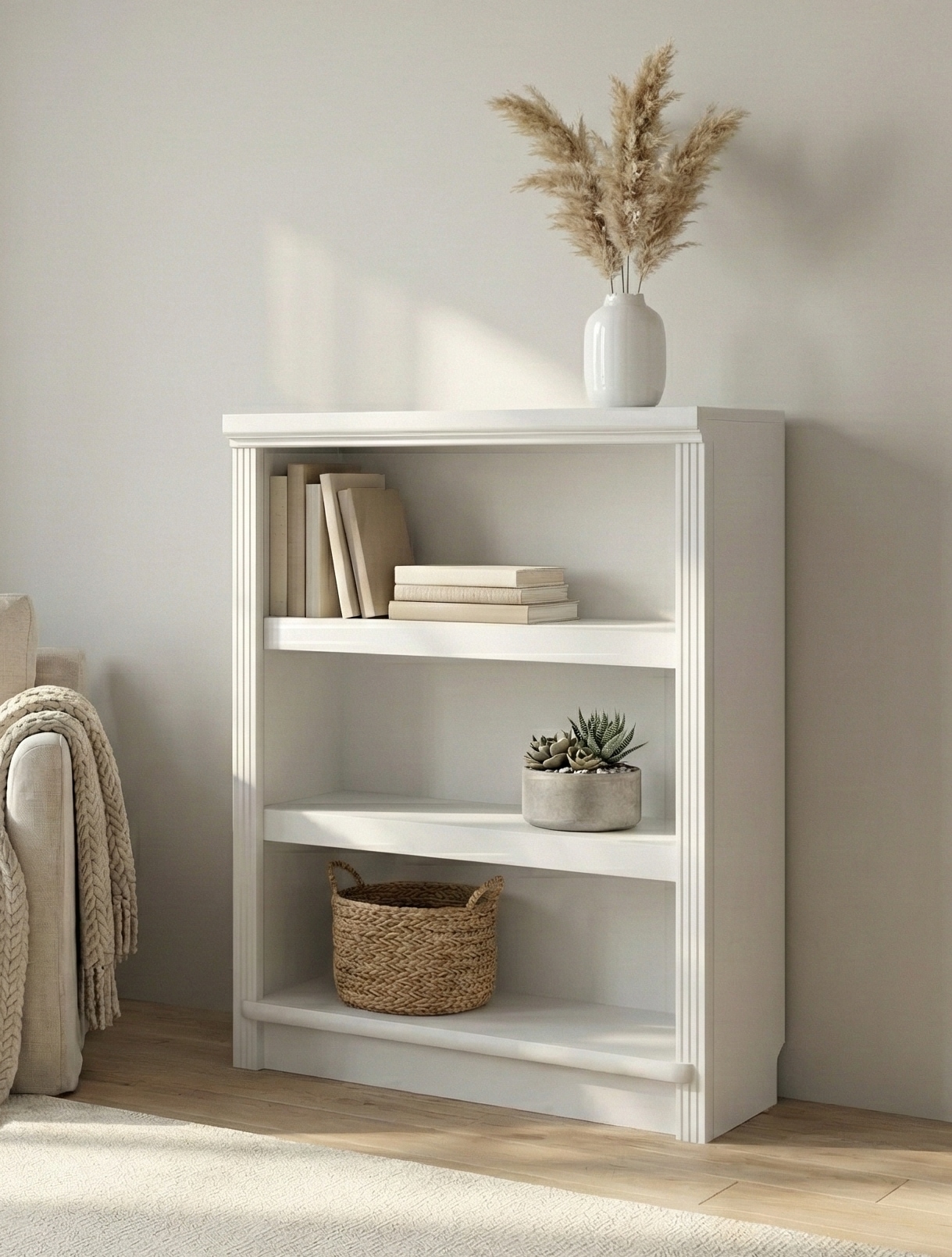 OTTO home Standregal "Soeren Regal Bücherregal B/T/H: 80/29/97 cm" massive Kiefer, FSC-zertifiziert