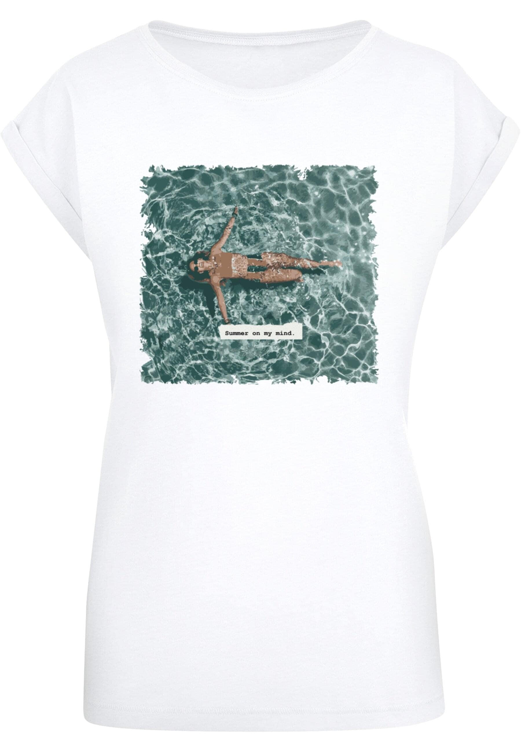 T-Shirt »Merchcode Damen Ladies Summer - On My Mind T-Shirt«, (1 tlg.)