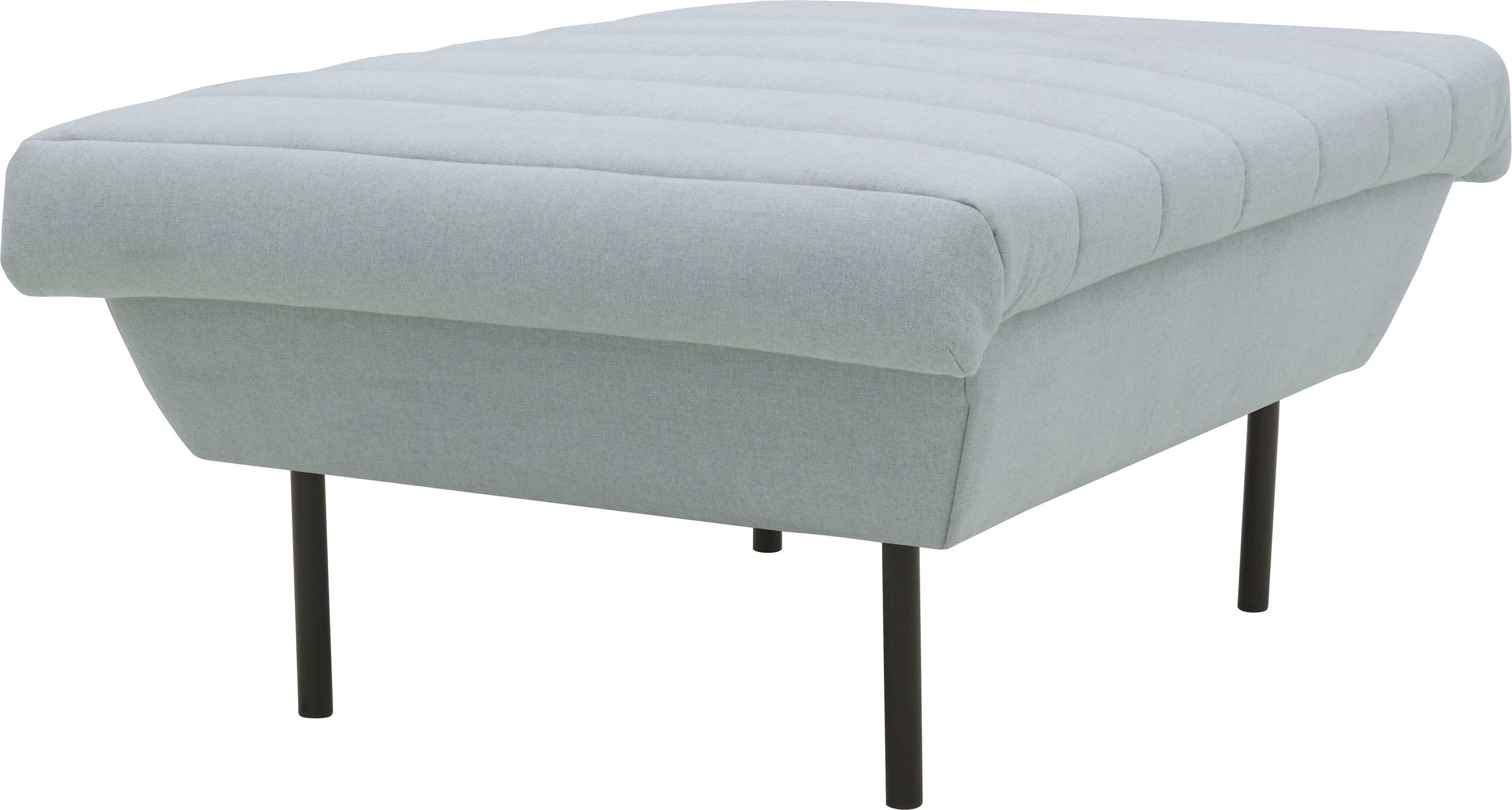 Hocker, B:70cm H:45cm T:70cm, blau, LOOKS BY WOLFGANG JOOP, 100% Polyester, Wohnzimmer, Hocker, "LOOKS IX", Quersteppung, passend zur Serie LOOKS IX