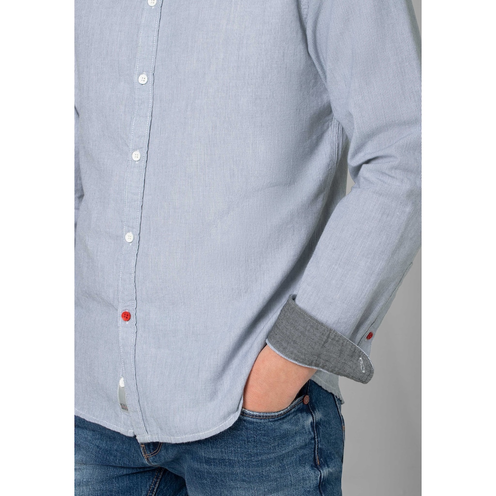 TIMEZONE Langarmhemd »Stand-up-collar Shirt«