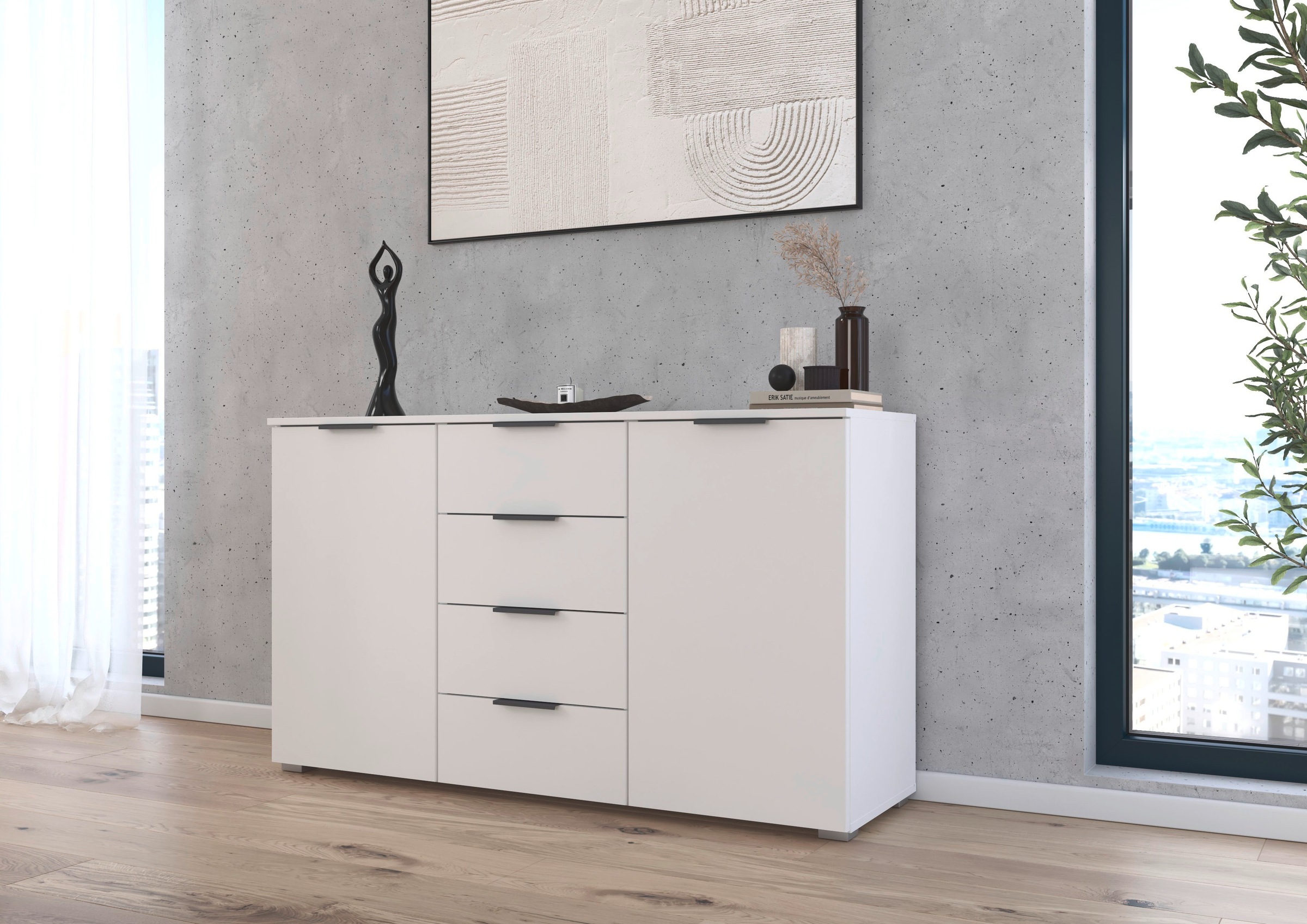 rauch Kombikommode "Sideboard Schubladenkommode AGORDO mit Dekor- oder Hoch günstig online kaufen