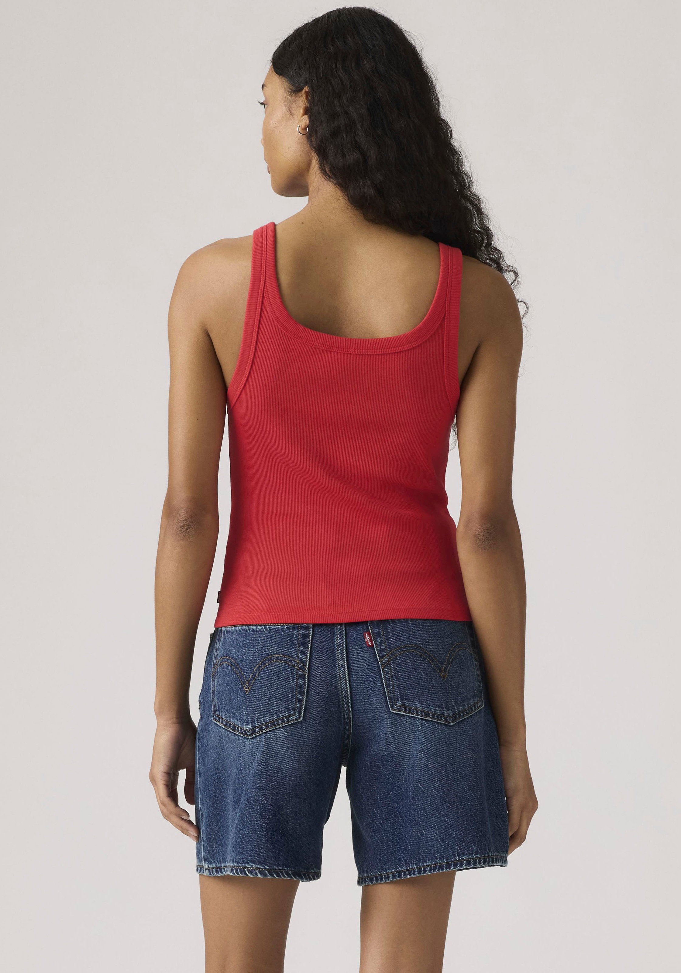 Levi's® Ripptanktop »ESSENTIAL RIBBED TANK« mit eckigem Ausschnitt