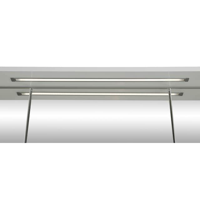 LED- bestellen 80 cm, 16«, »Profil | 3-türig, Schildmeyer Beleuchtung, BAUR Spiegelschrank Schalter-/Steckdosenbox Breite